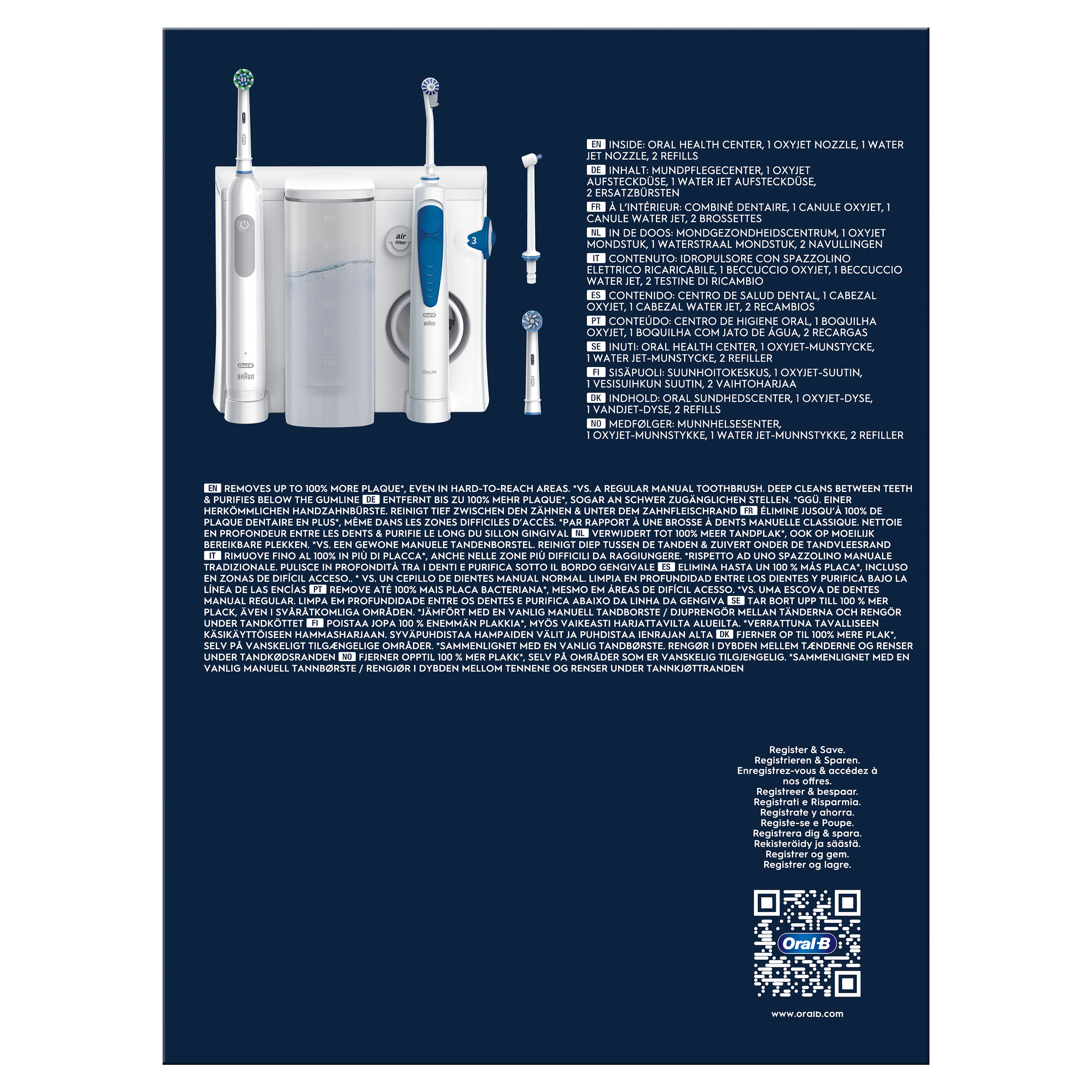 Oral-B Hydropulseur Oral Health Center  + brosse à dents électrique image