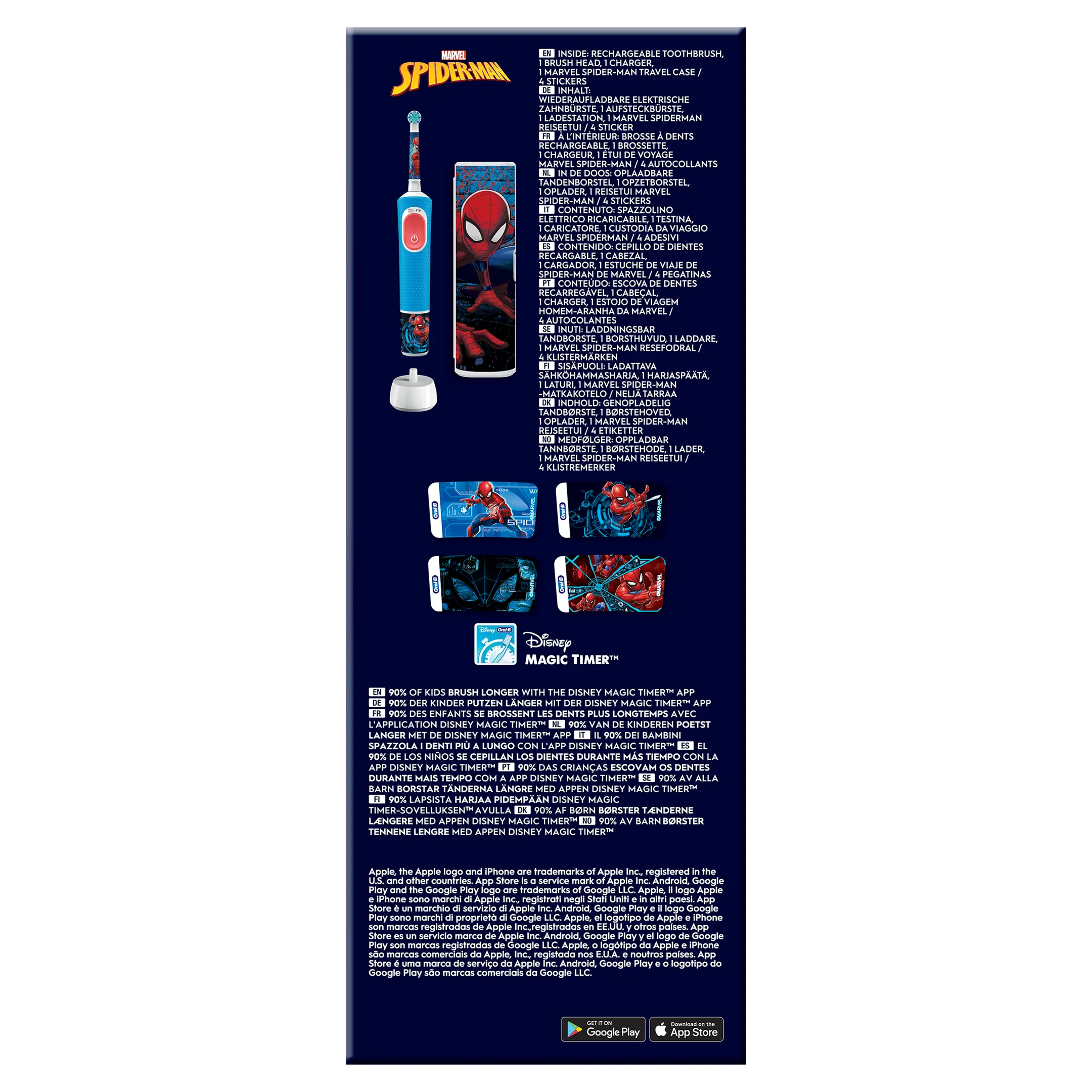 Oral-B Elektrische tandenborstel Vitality Pro Kids Spiderman + reisetui image