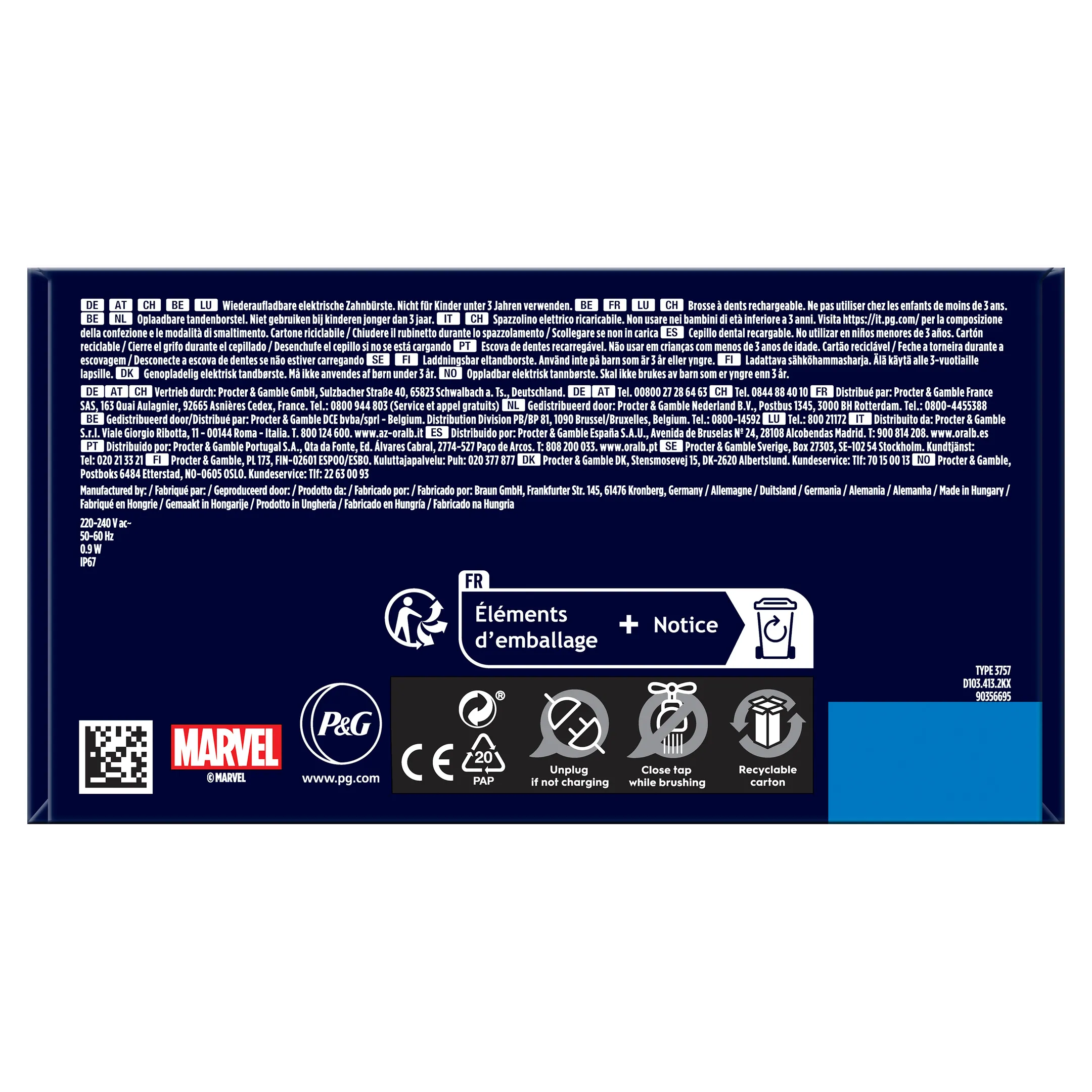 Oral-B Elektrische tandenborstel Vitality Pro Kids Spiderman + reisetui image