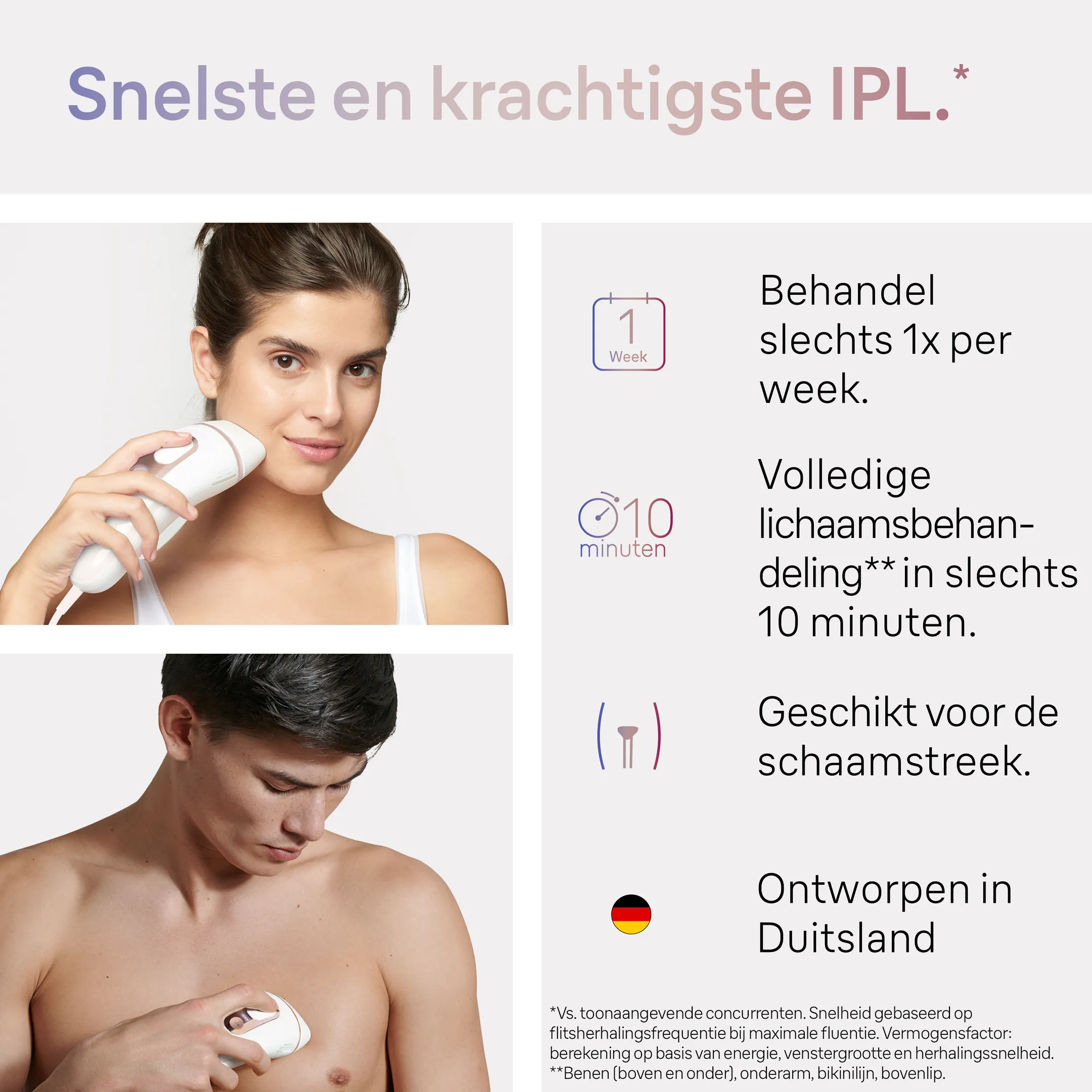 Braun Smart IPL Skin i·expert, Ontharing thuis, Etui, Venus-scheermesje, 2 Koppen, PL7147 image