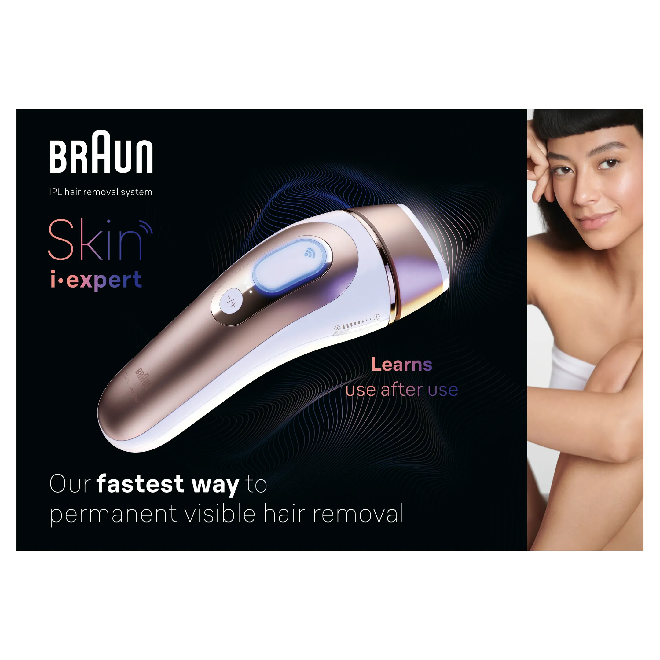 Braun Smart IPL Skin i·expert, Ontharing thuis, Etui, Venus-scheermesje, 2 Koppen, PL7147 image
