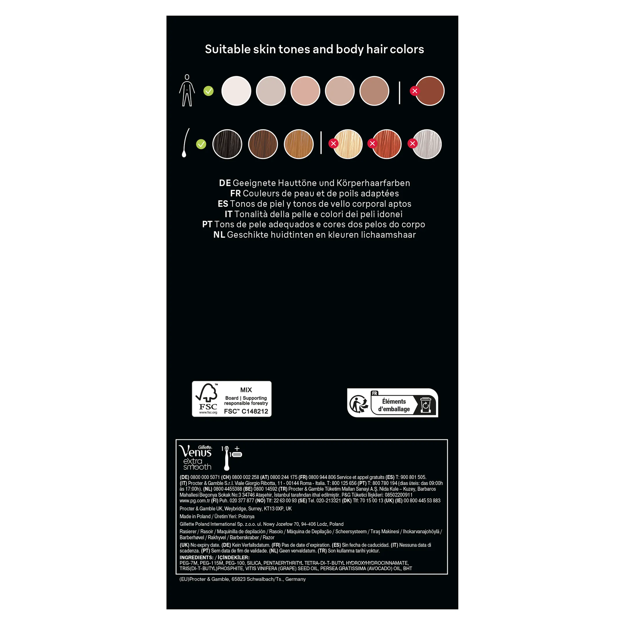 Braun Smart IPL Skin i·expert, Ontharing thuis, Etui, Venus-scheermesje, 2 Koppen, PL7147 image