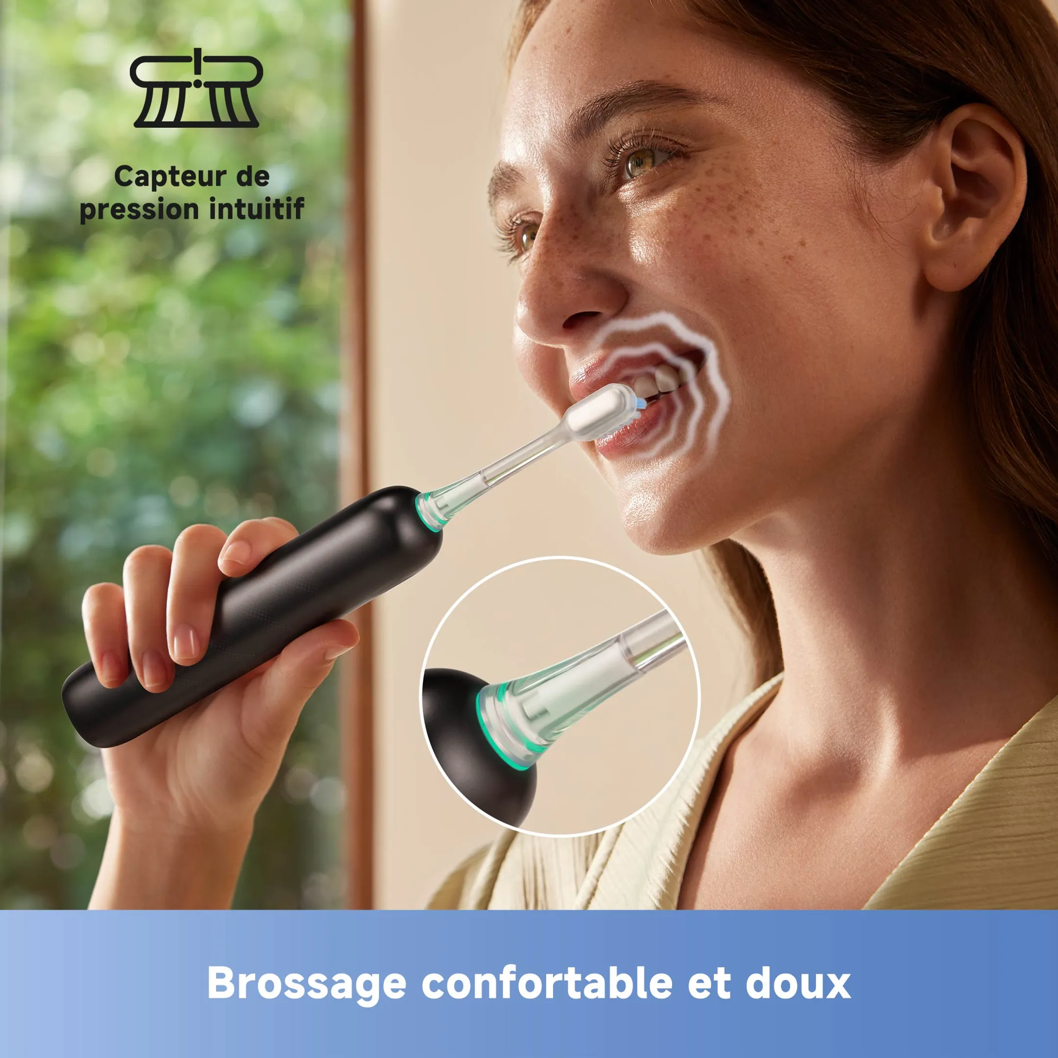 MOVA Brosse à dents électrique Fresh Pro Noir image