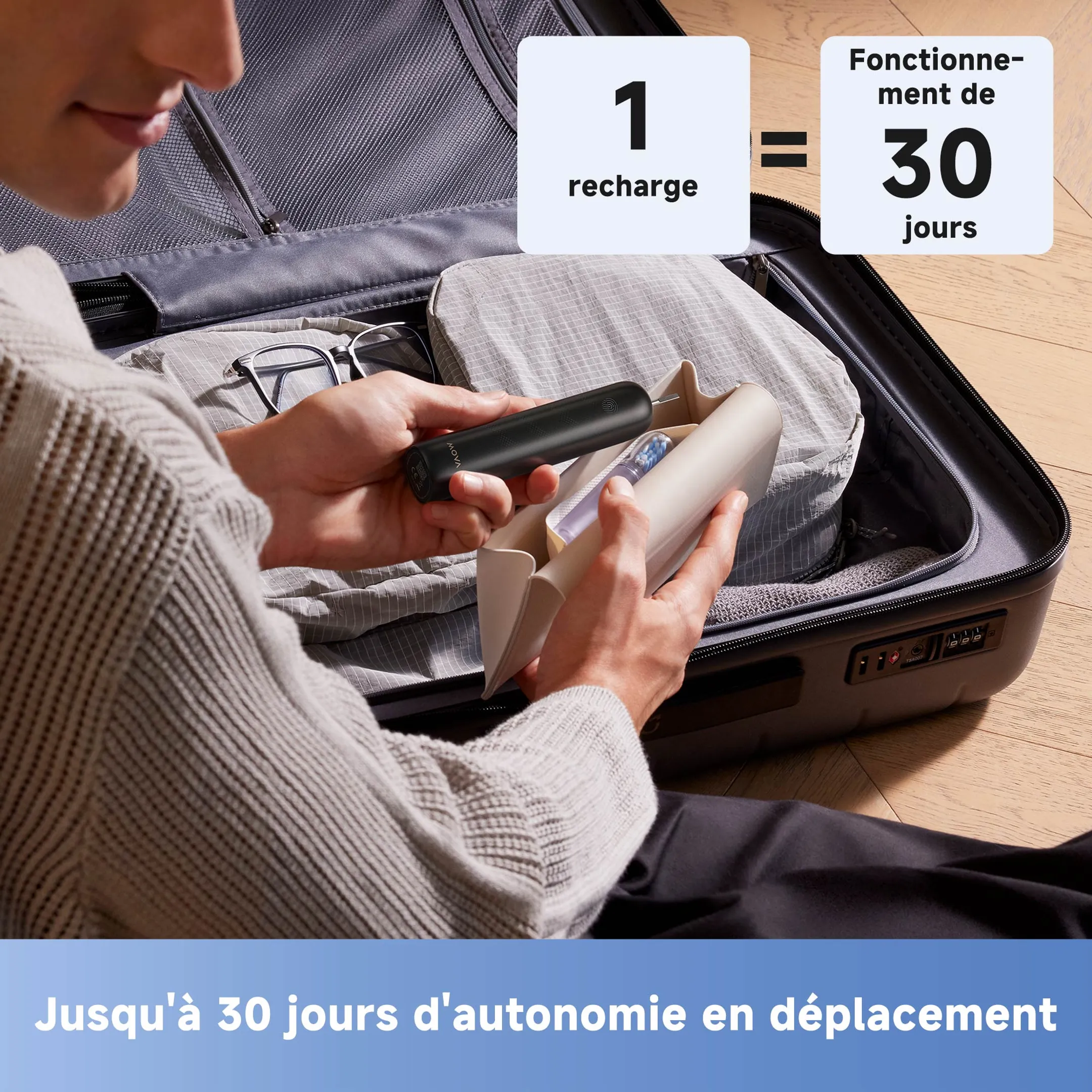 MOVA Brosse à dents électrique Fresh Pro Noir image