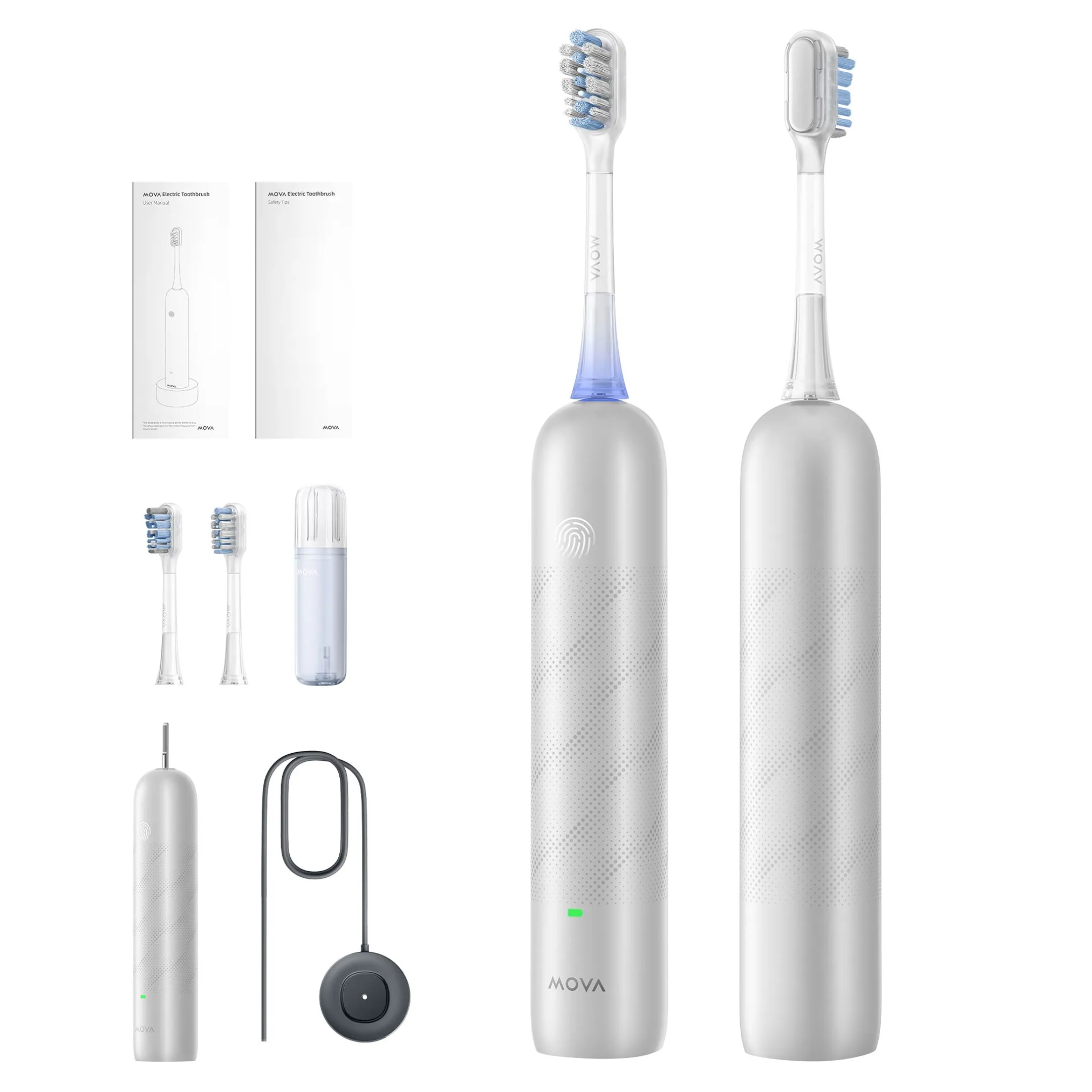 MOVA Brosse à dents électrique Fresh Pro Argenté image