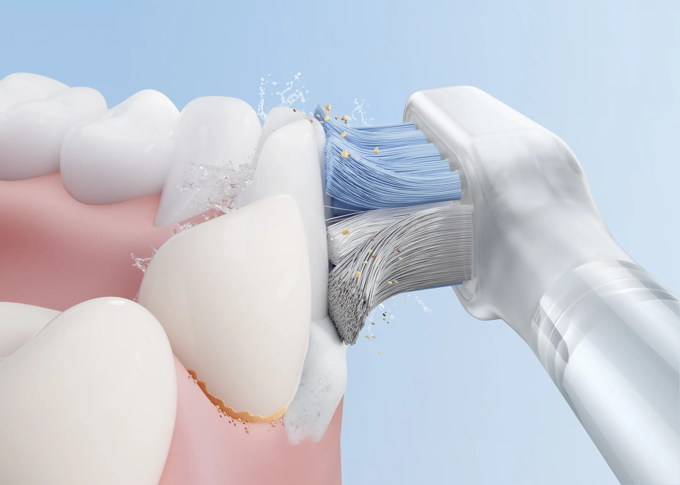 MOVA Brosse à dents électrique Fresh Pro Argenté image