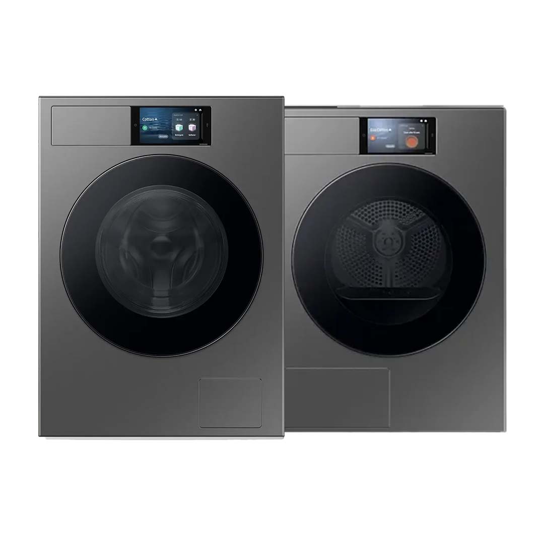 Samsung Bundel - Wasmachine Bespoke AI 9000-serie WF90F09C4SU3 + Droogkast DV90F09F4SU3 Bespoke AI 9000-serie