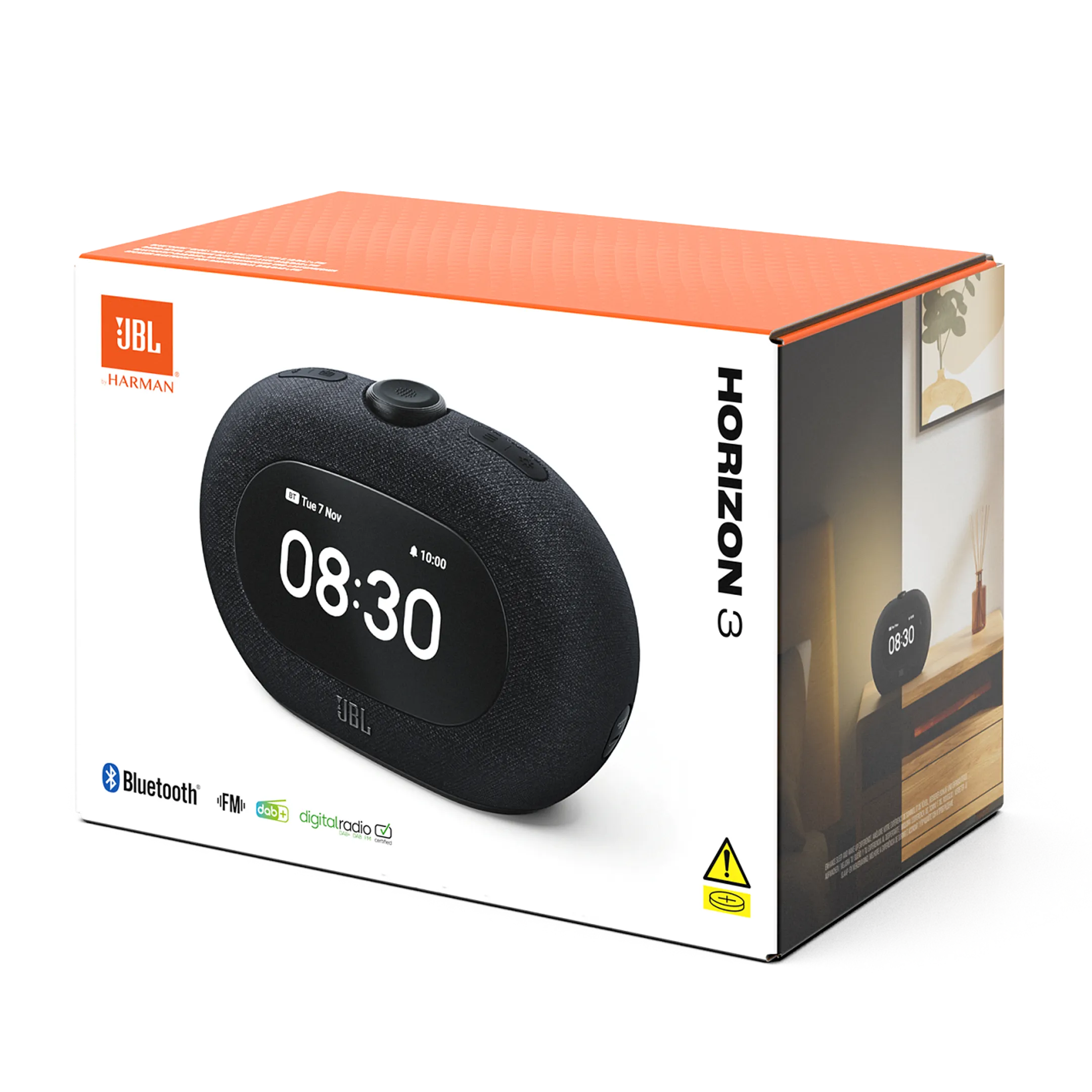 JBL Wekkerradio Horizon 3 - Zwart image