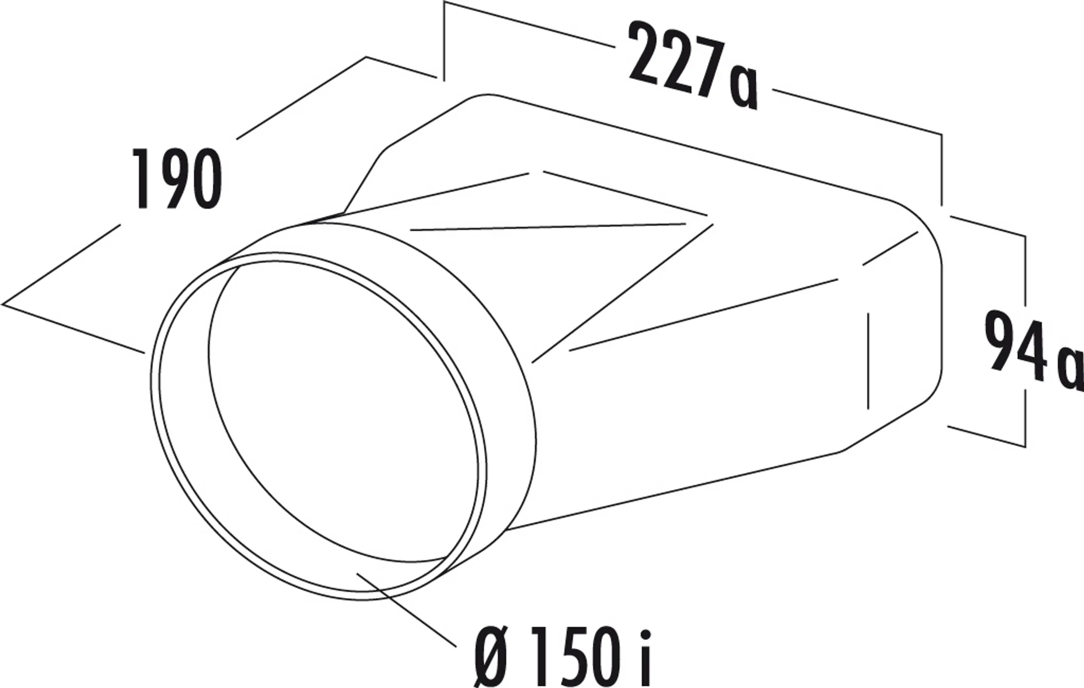 Novy 906406 Adaptateur double conduit rond vers plat image