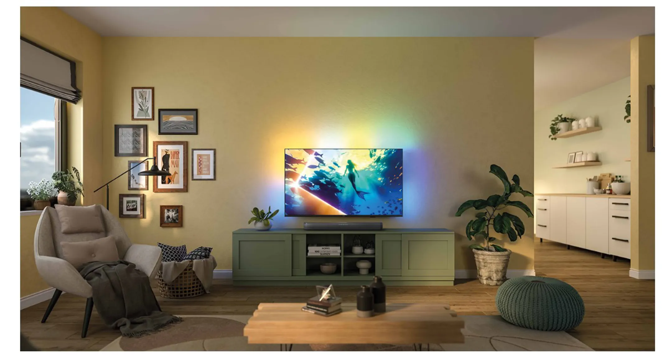 Philips LED Ambilight TV 4K 55PUS8000/12 (2025) - 55 pouces image