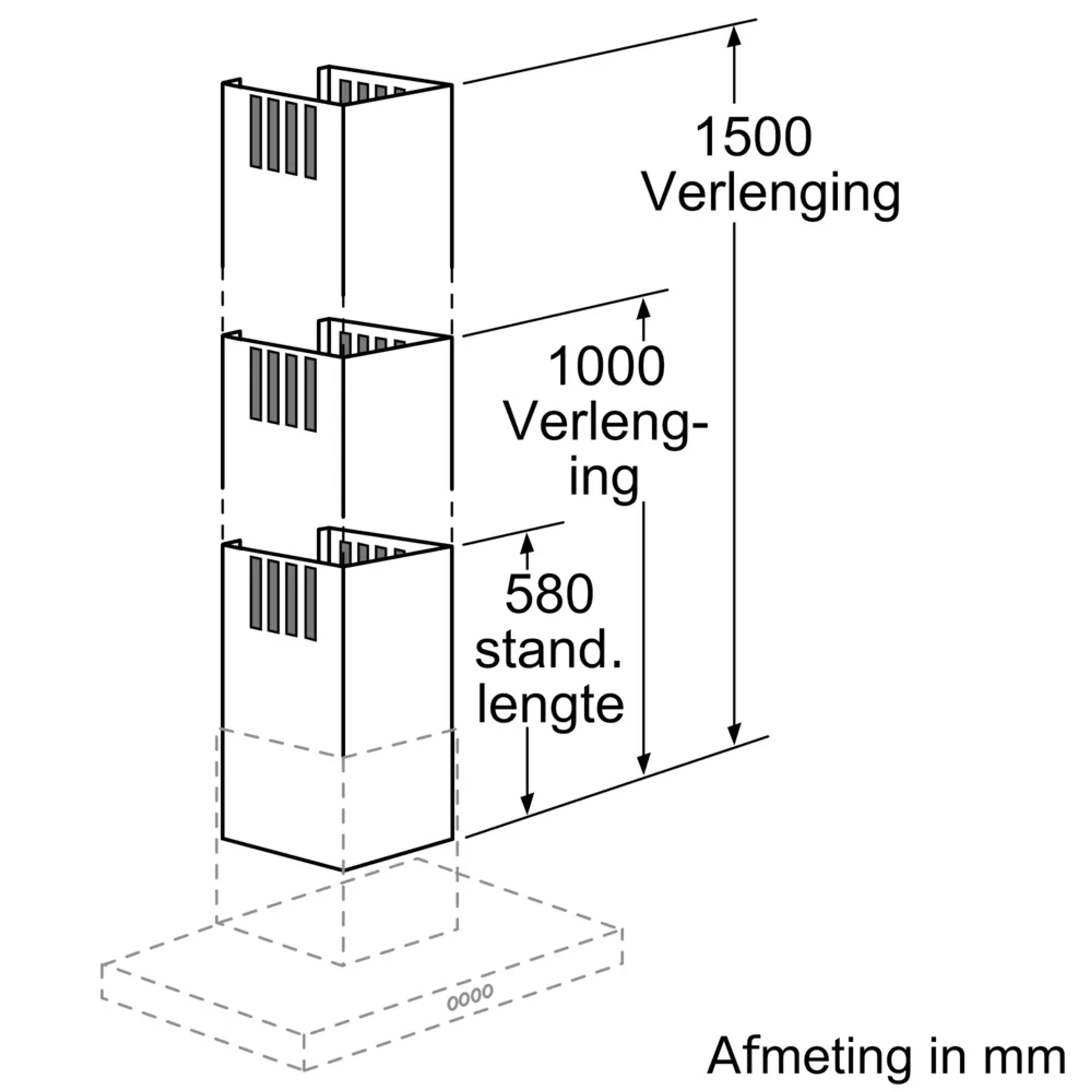 Bosch Schouw uitbreiding DHZ1223  image