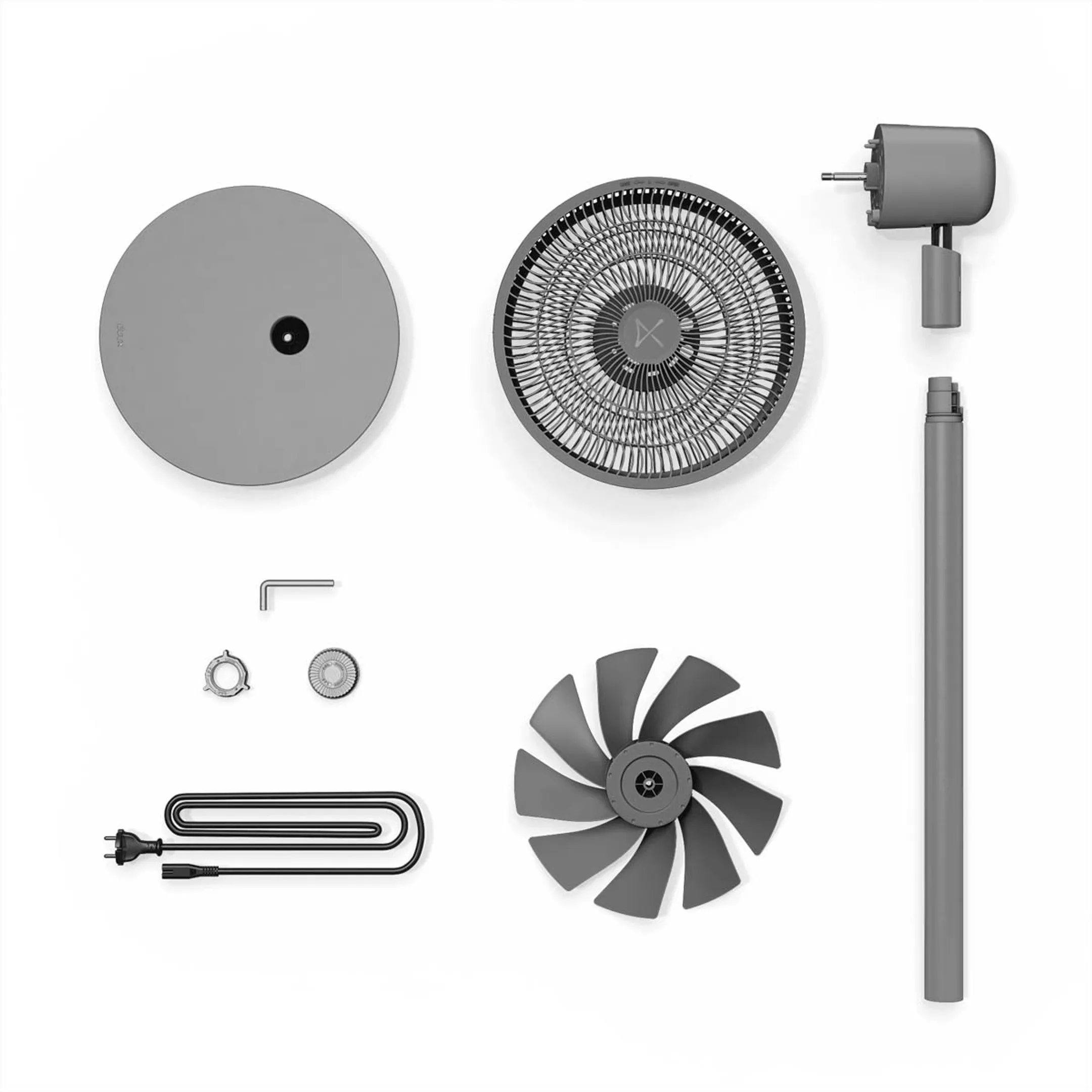 Ventilateur Whisper Essence Gris