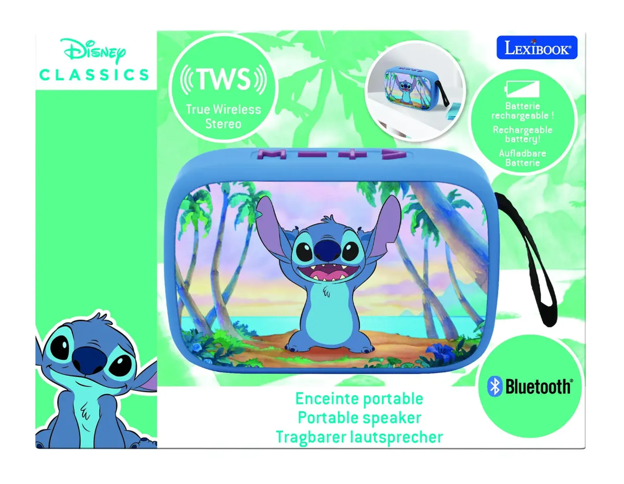 Lexibook Stitch Bluetooth speaker image