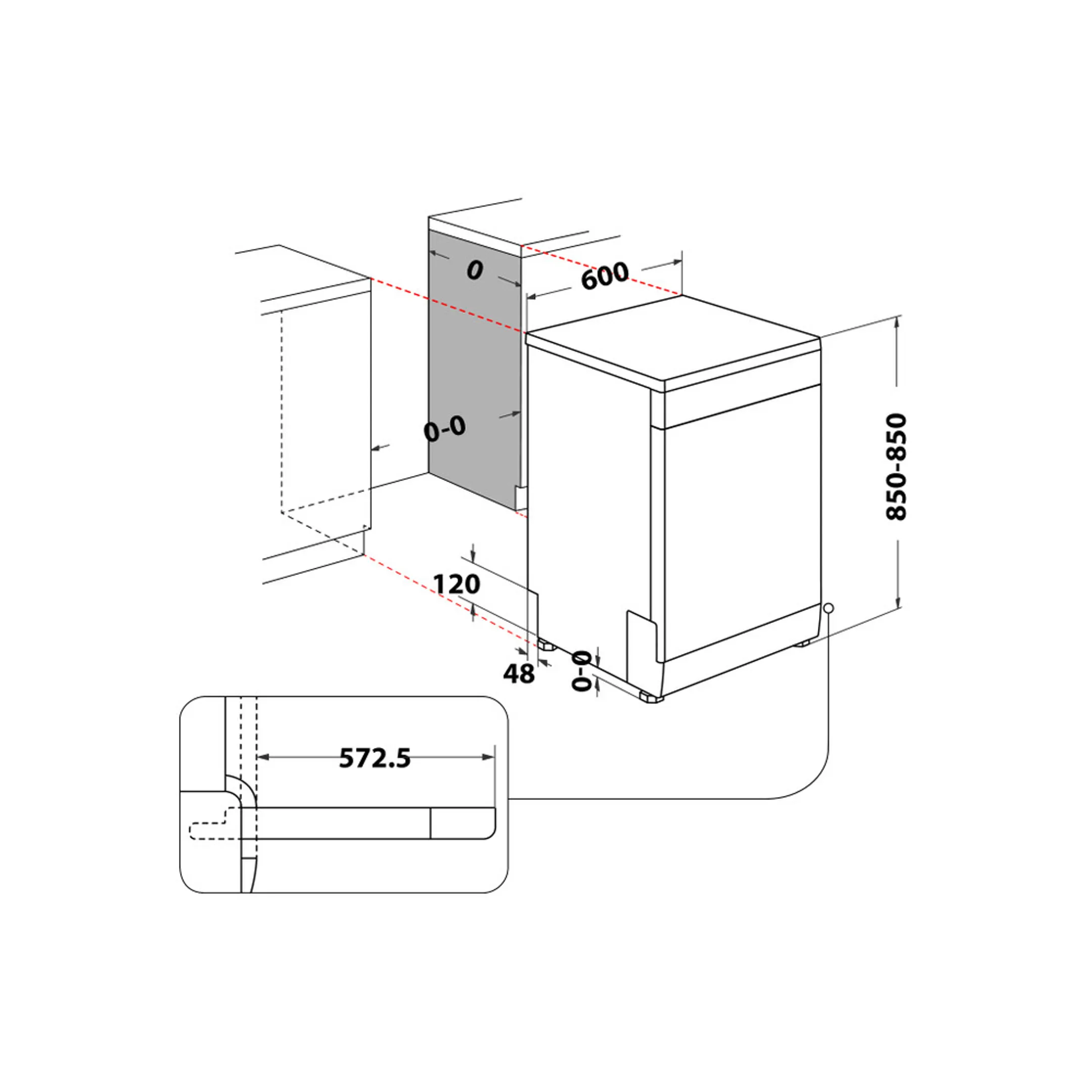 Whirlpool Vaatwasser WH7FA14BN7A0X image