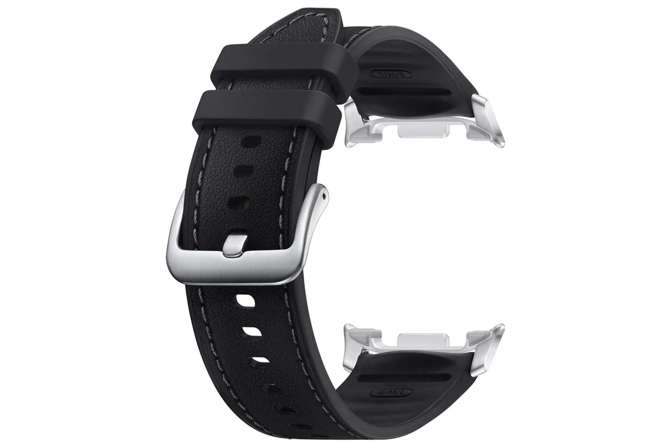 Samsung Bracelet en cuir hybride (S/M/L) pour Galaxy Watch8 series - Noir image