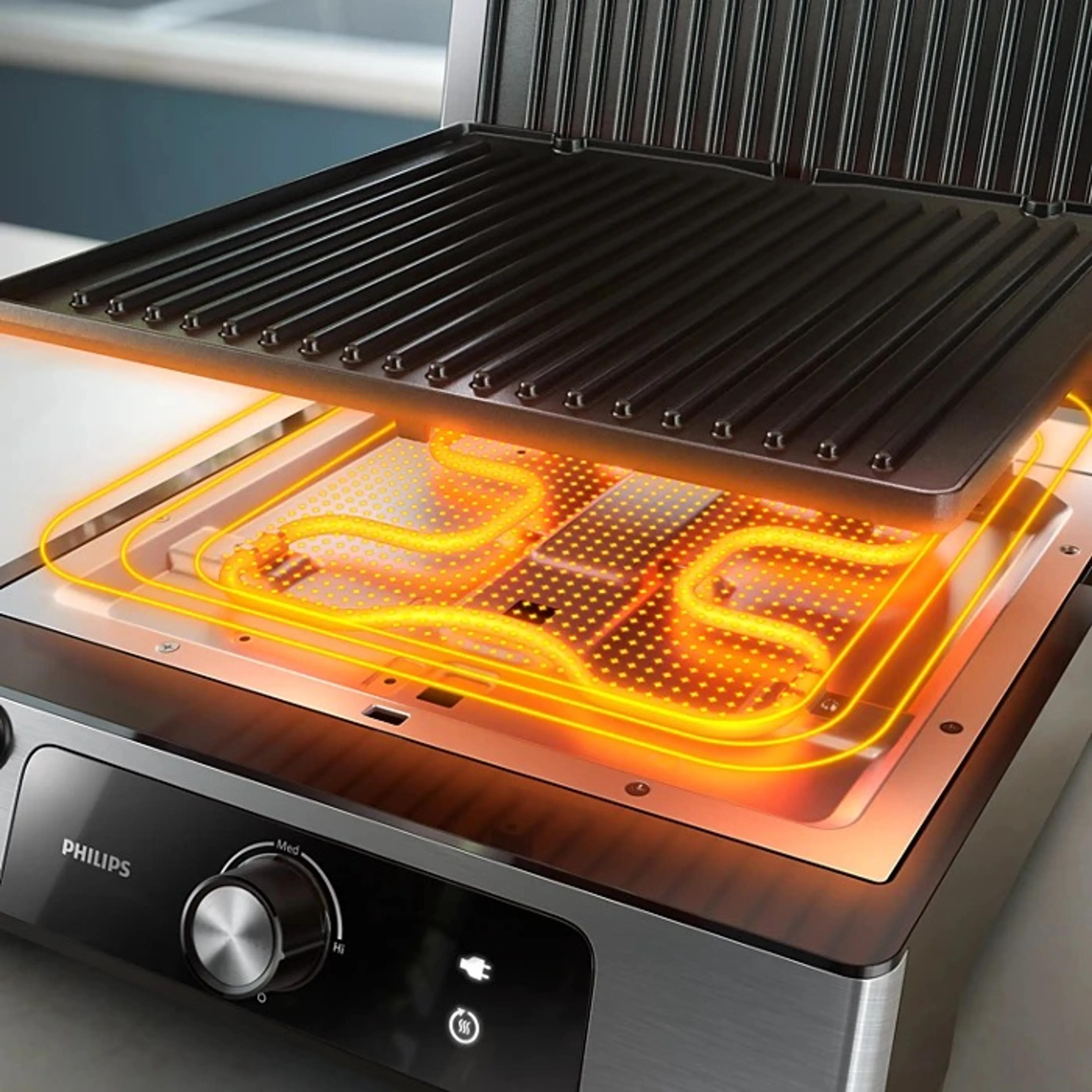 Philips Contactgrill 5000 series HD6301/90 image