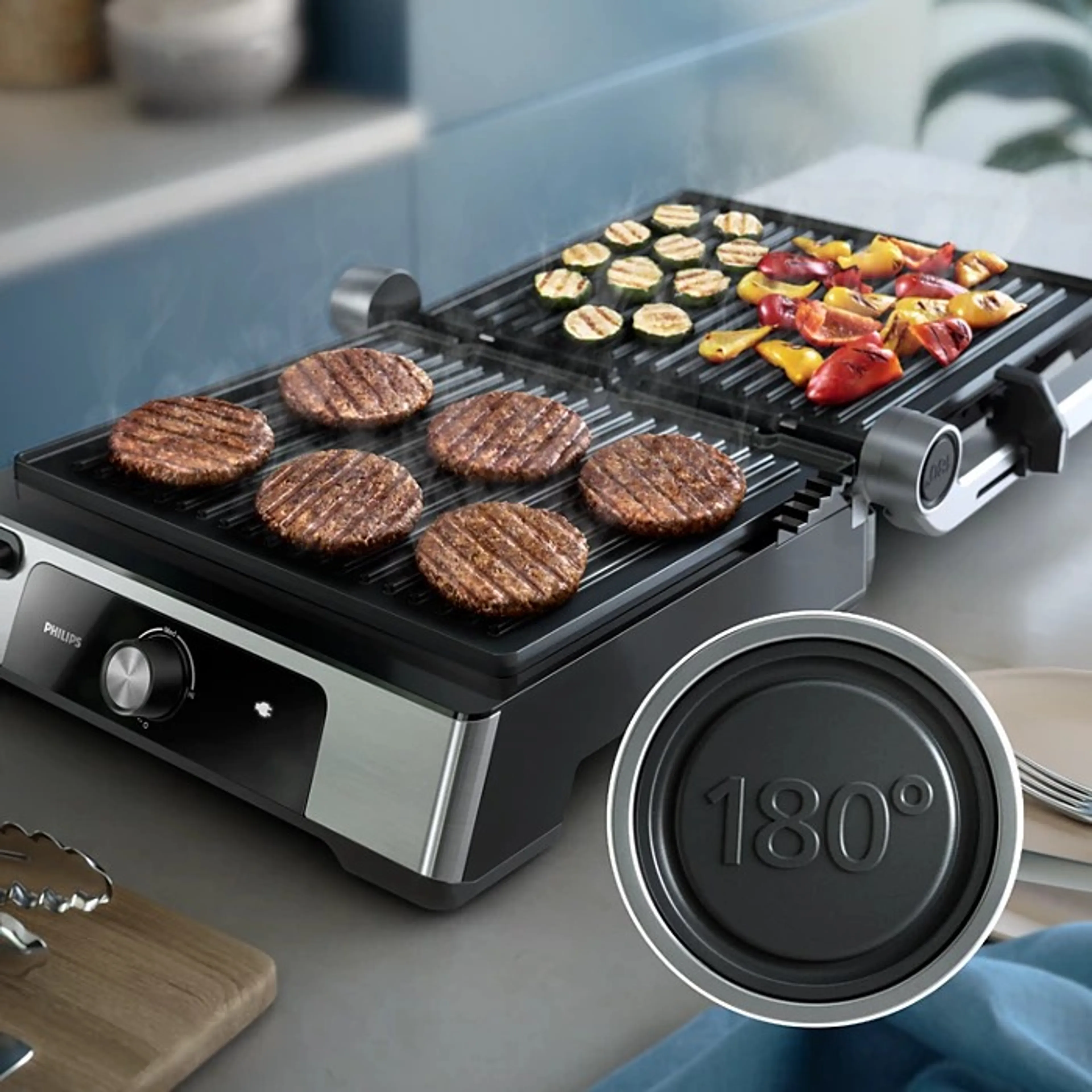 Philips Contactgrill 5000 series HD6301/90 image