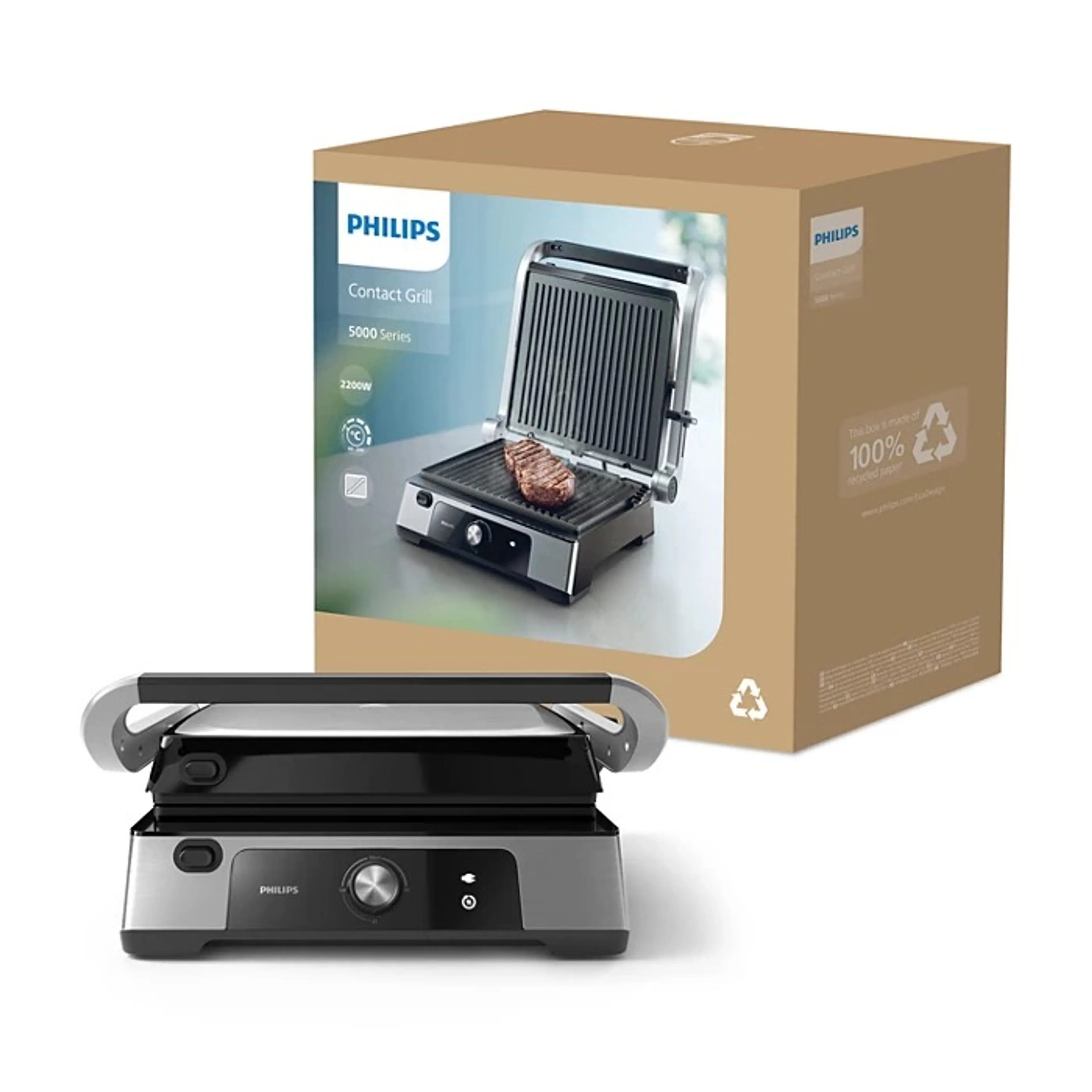 Philips Contactgrill 5000 series HD6301/90 image