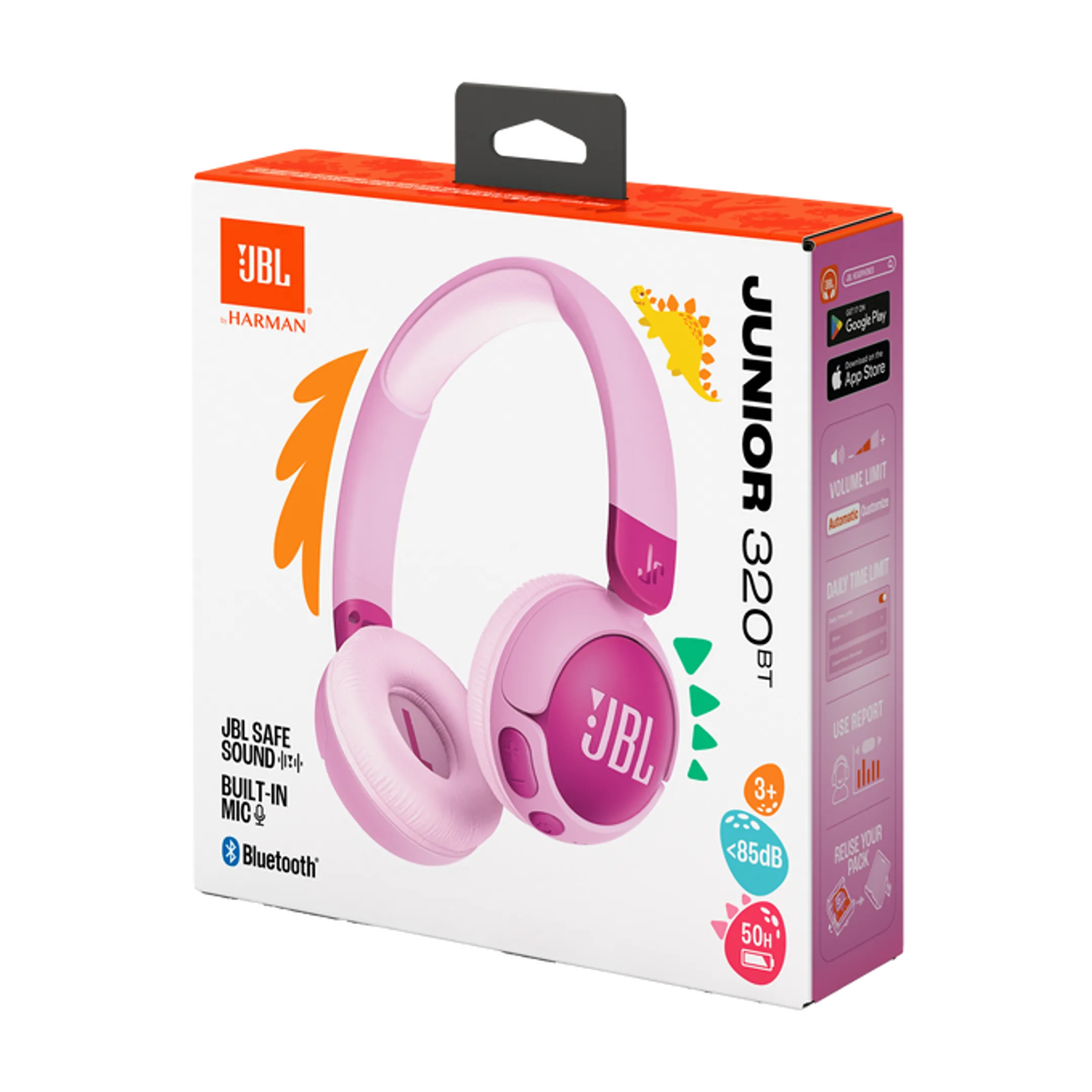 JBL Casque pour enfants Junior 320 - Rose image