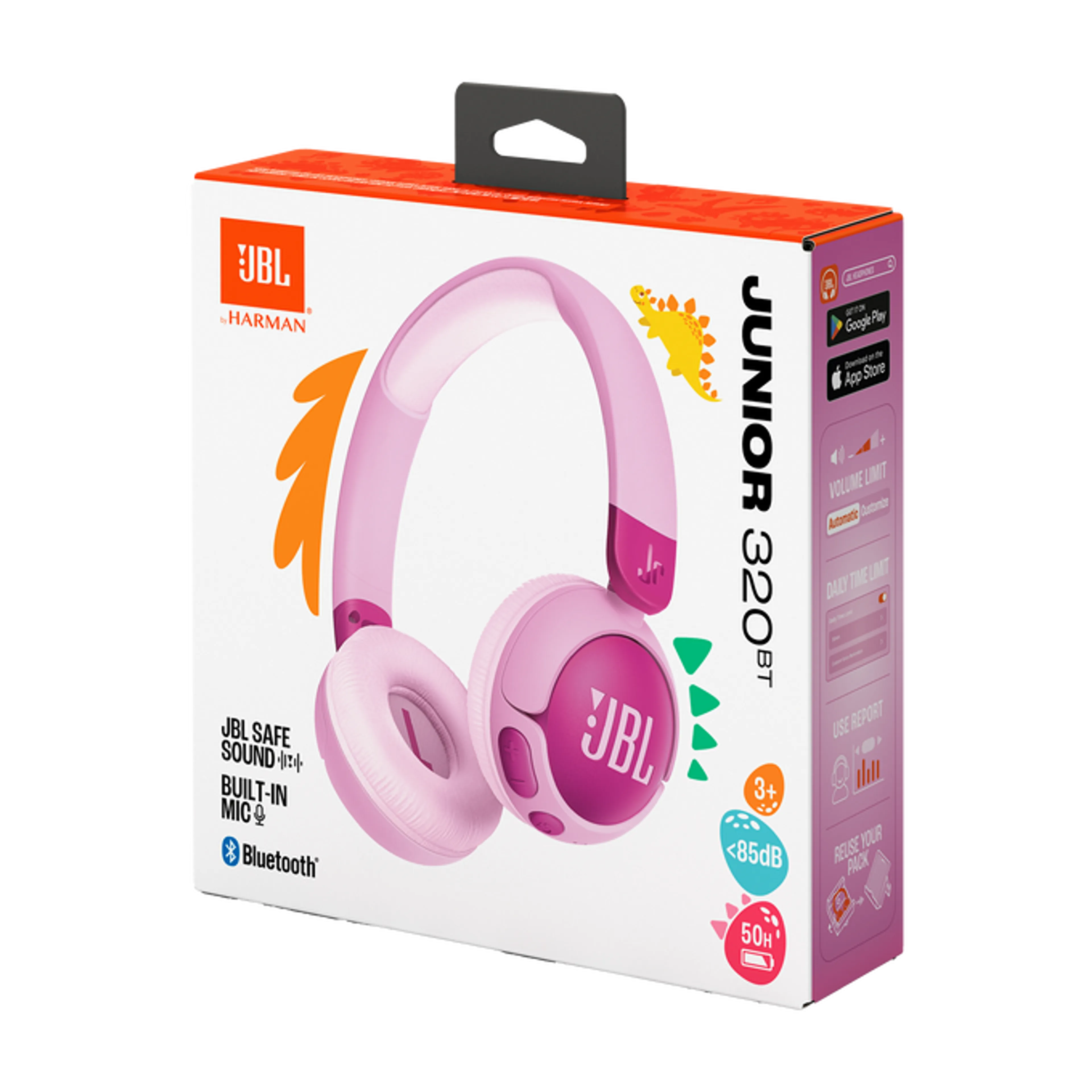 JBL Casque pour enfants Junior 320 - Rose image