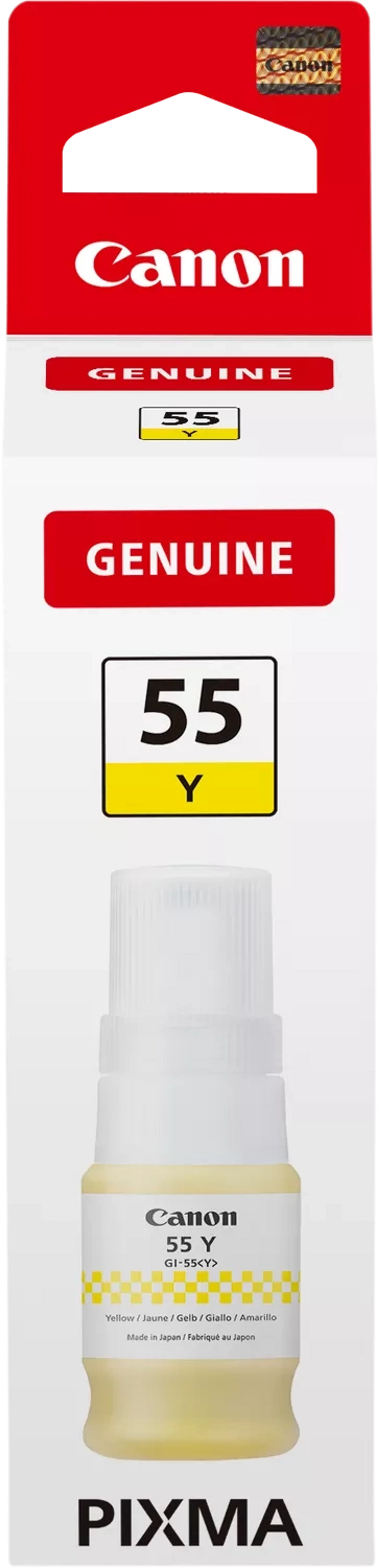 Canon GI-55Y inktflesje - Geel image