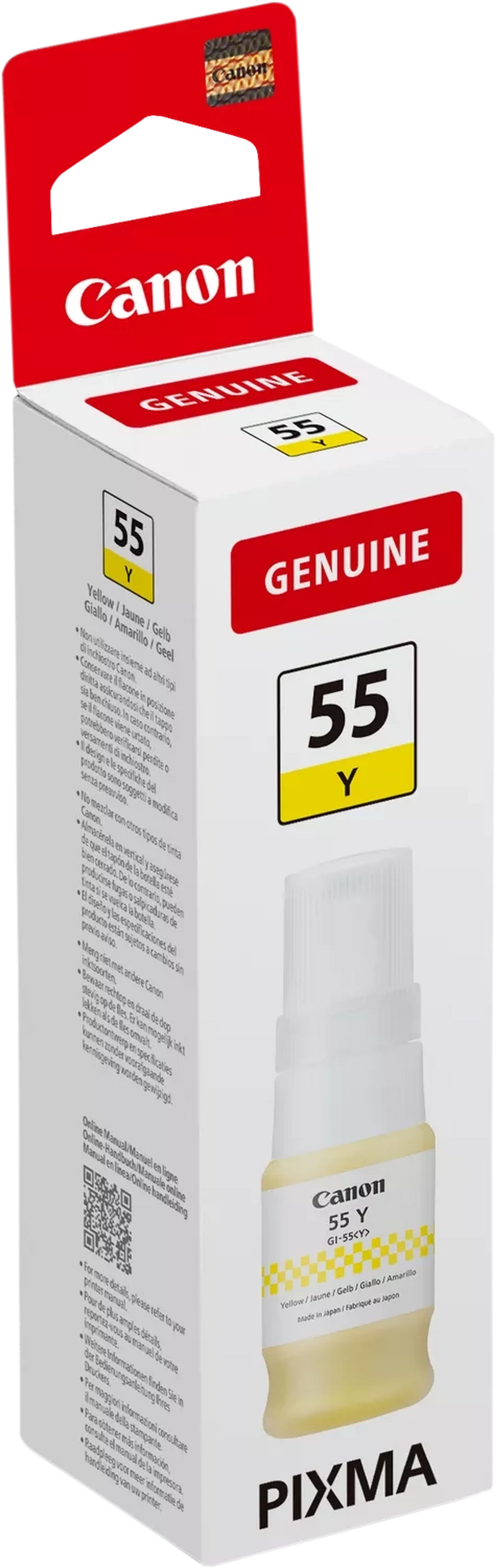 Canon GI-55Y inktflesje - Geel image