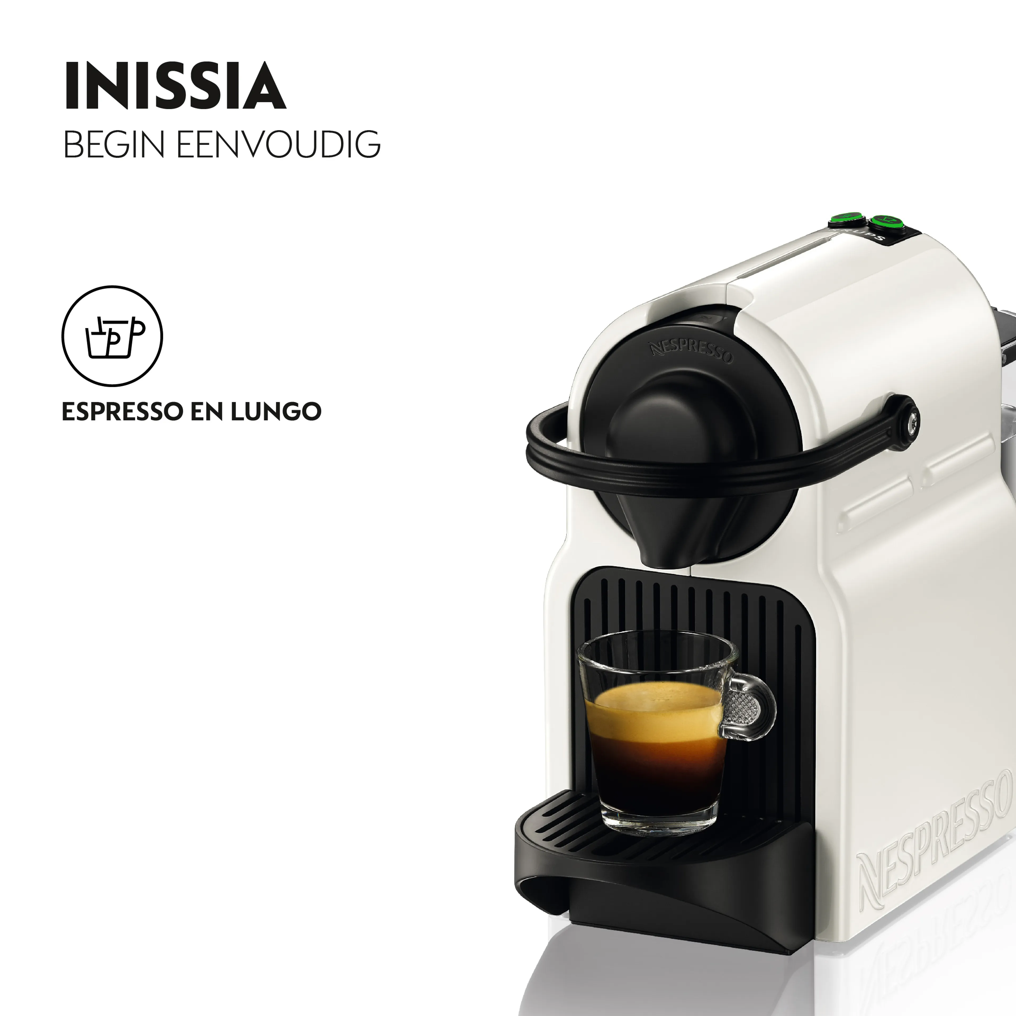 Krups Nespresso Koffiemachine Inissia White image