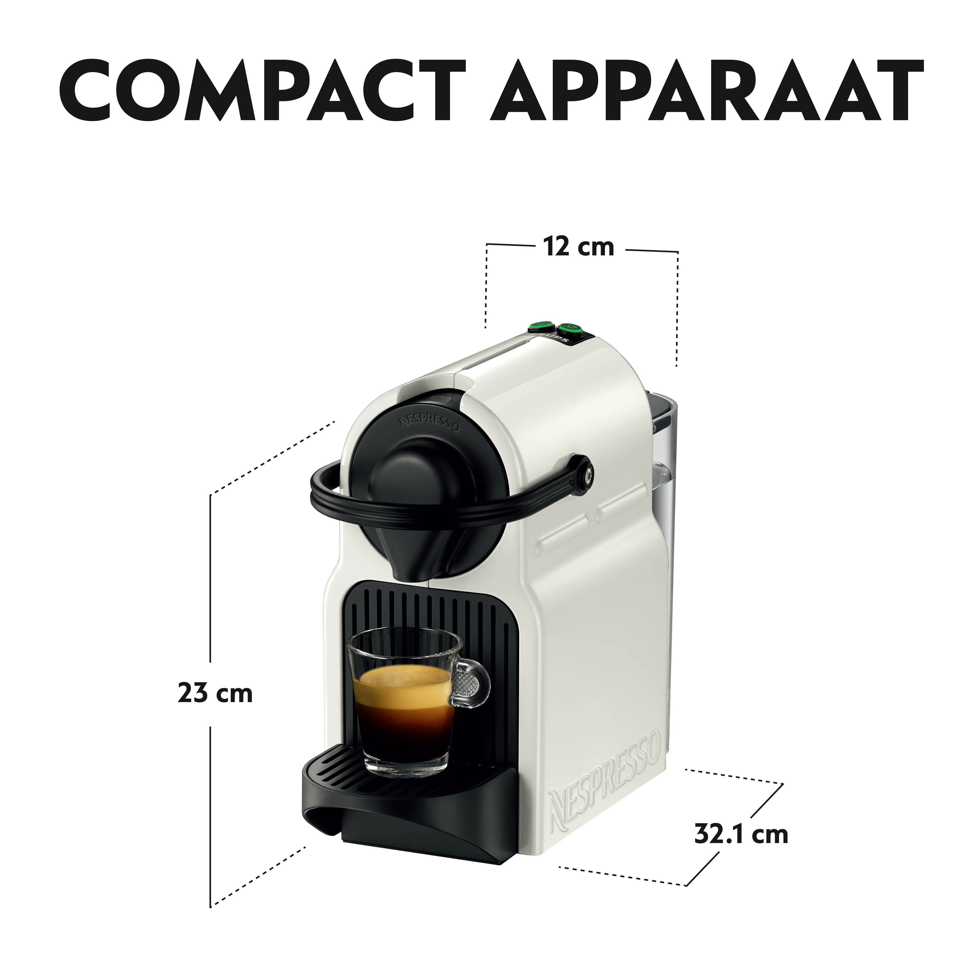 Krups Nespresso Koffiemachine Inissia White image