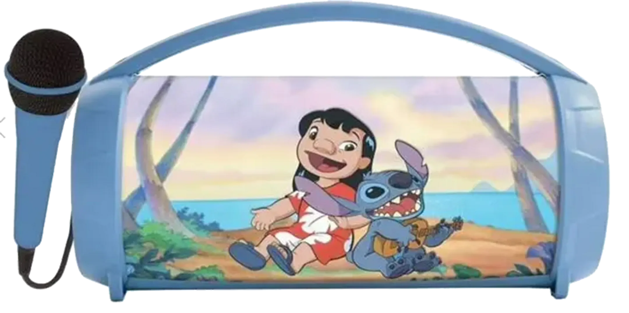 Stitch heldere Bluetooth-luidspreker met microfoon - Blauw