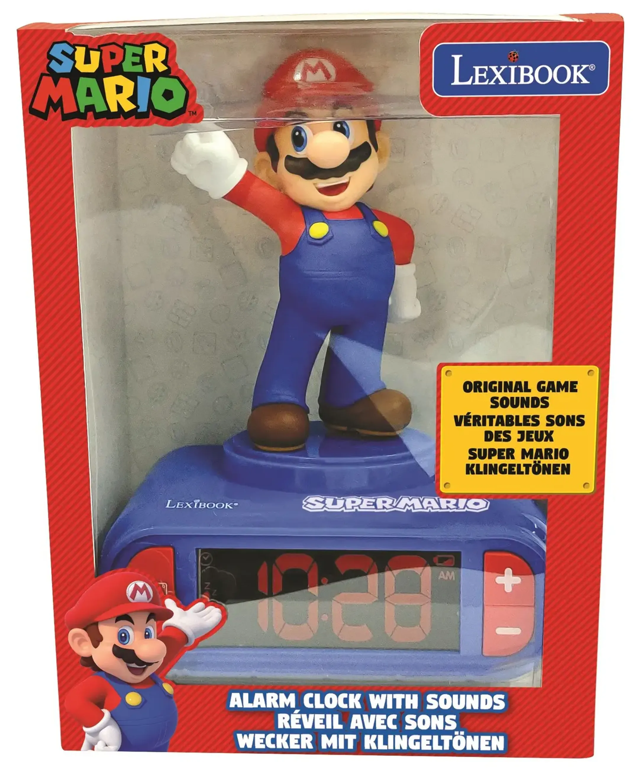 Lexibook Super Mario wekker met nachtlampje - Blauw image