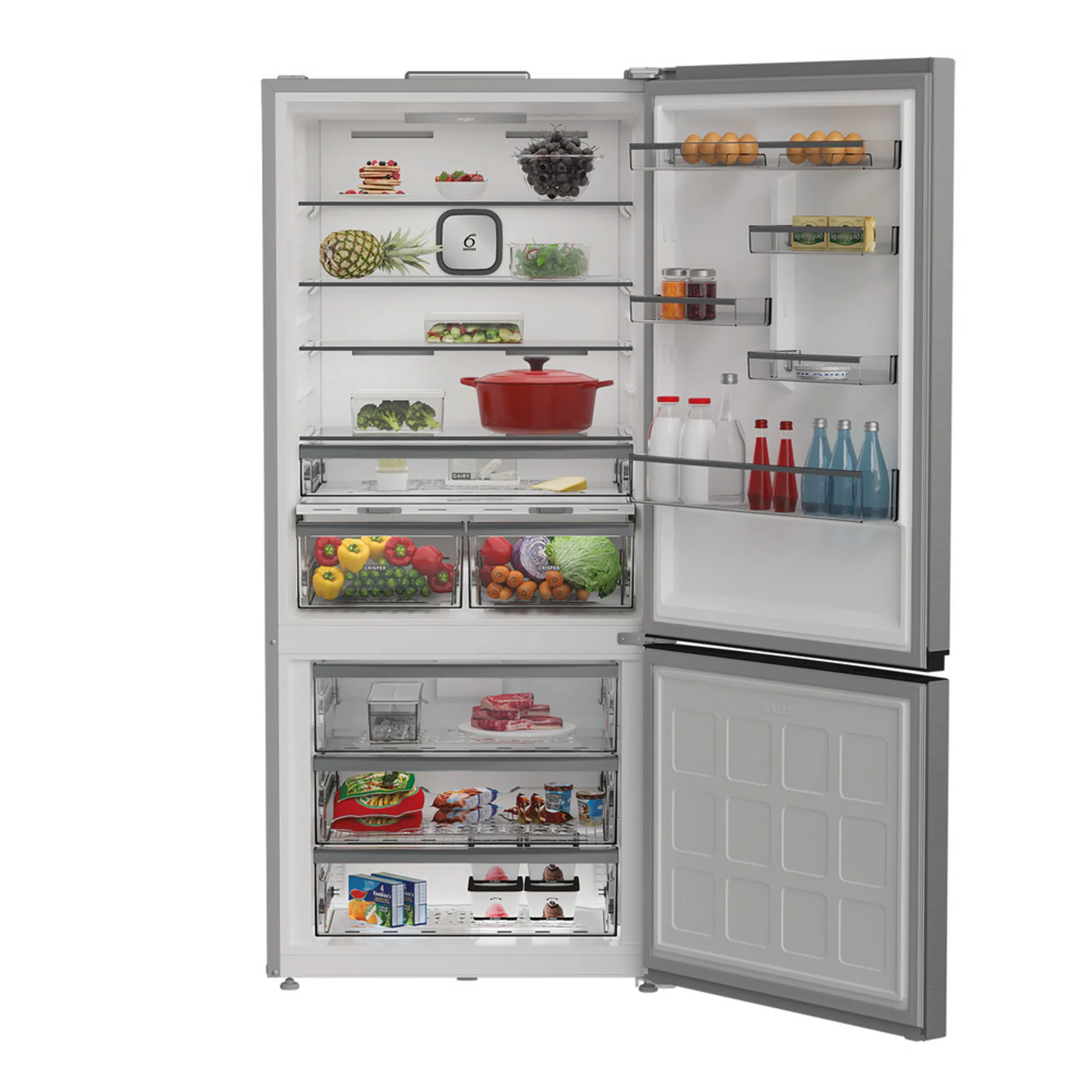 Whirlpool Combi frigo congélateur WHK2 6614 X6E image