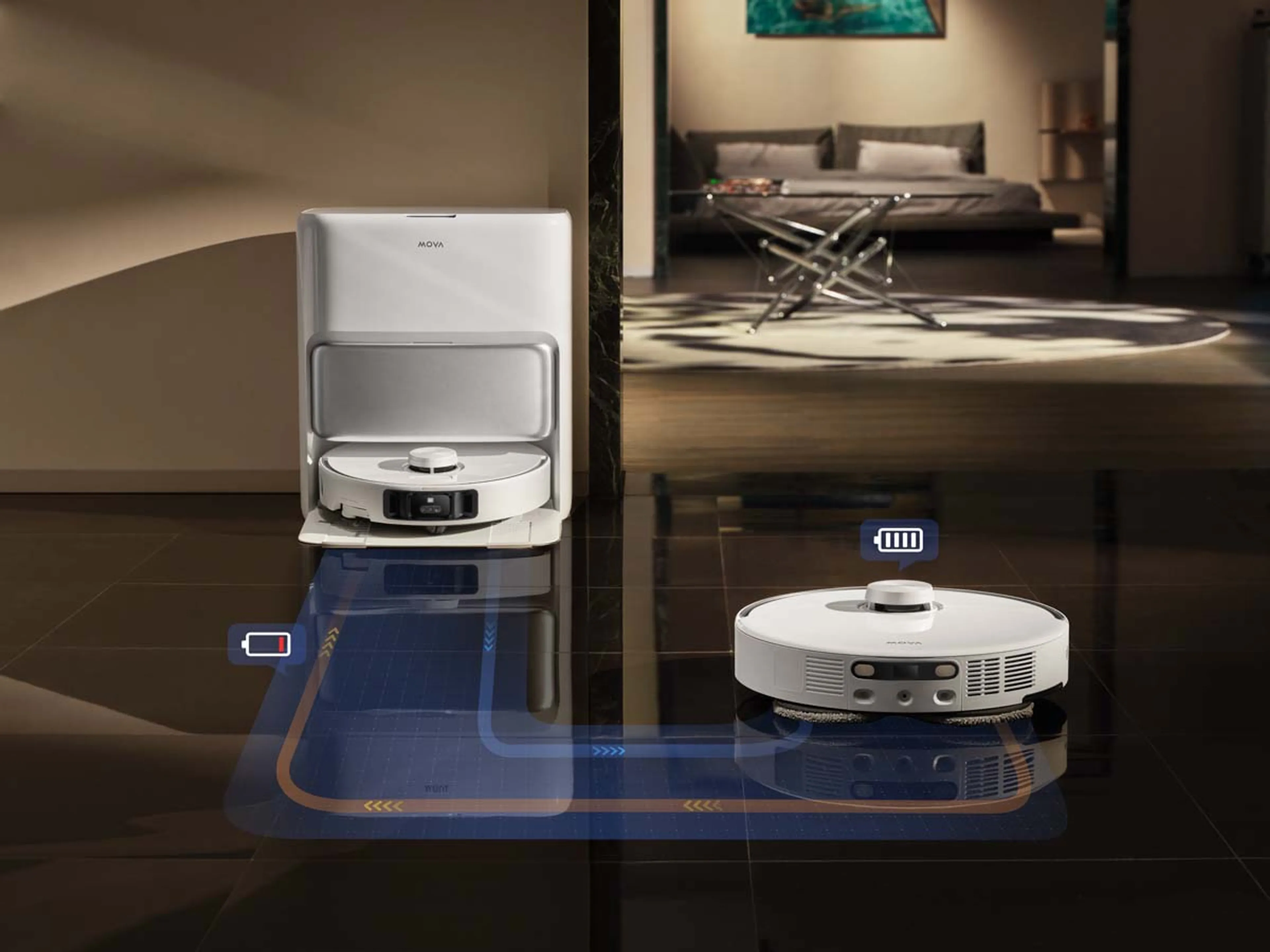 MOVA Aspirateur robot 2en1 P50 Pro Ultra image