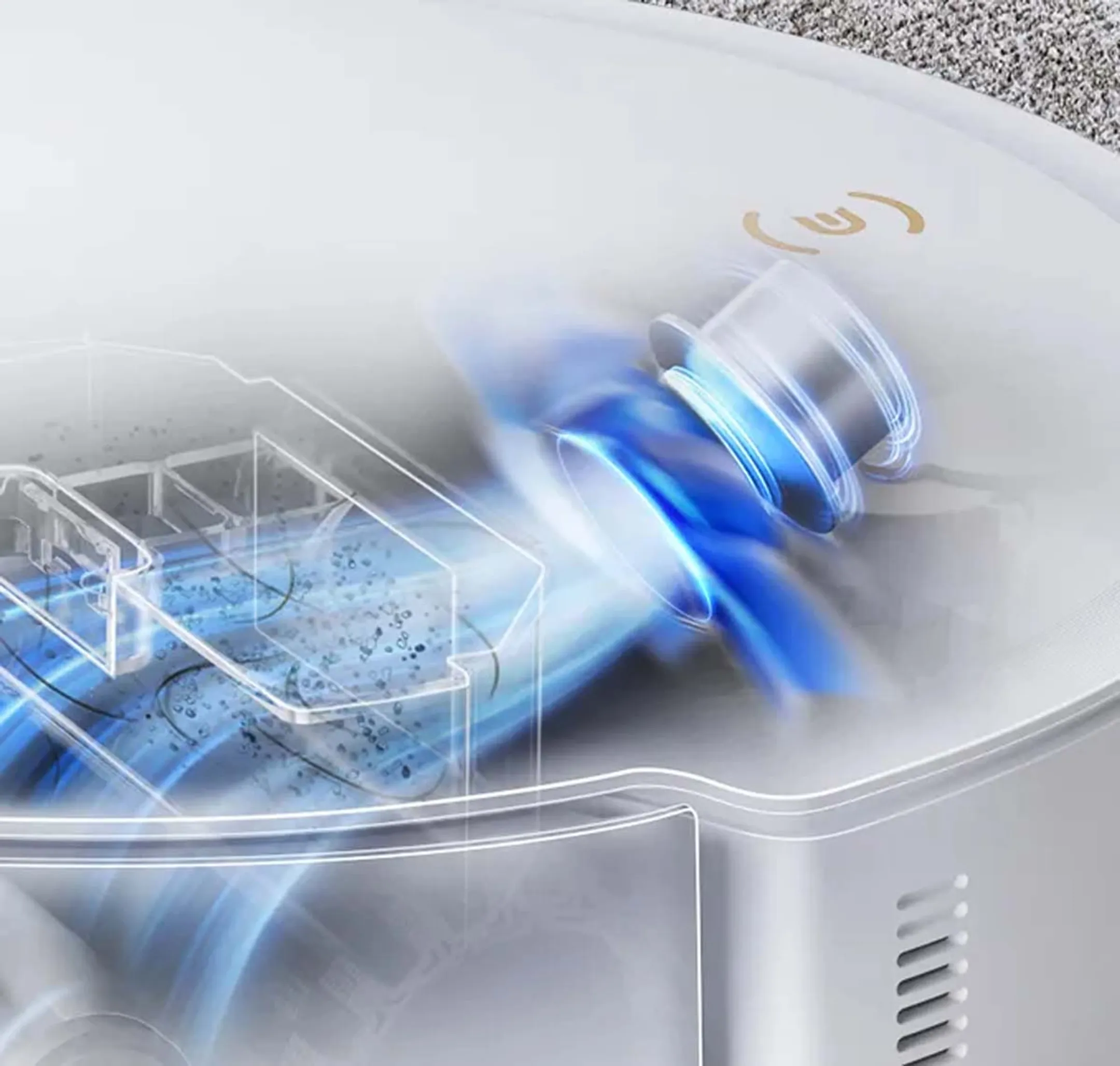 Ecovacs Aspirateur robot 2en1 T50 MAX PRO OMNI Blanc image
