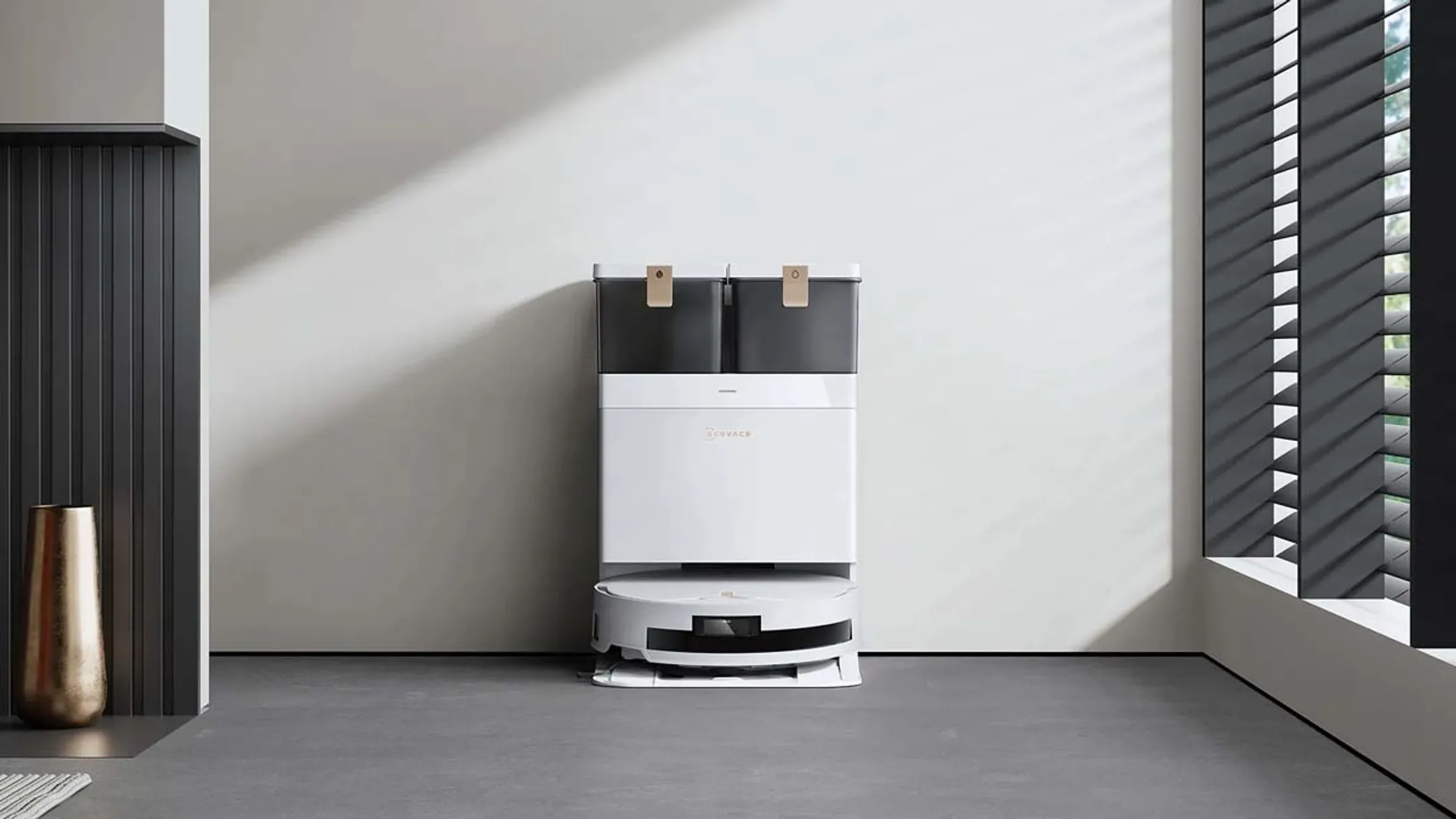 Ecovacs Aspirateur robot 2en1 T50 MAX PRO OMNI Blanc image