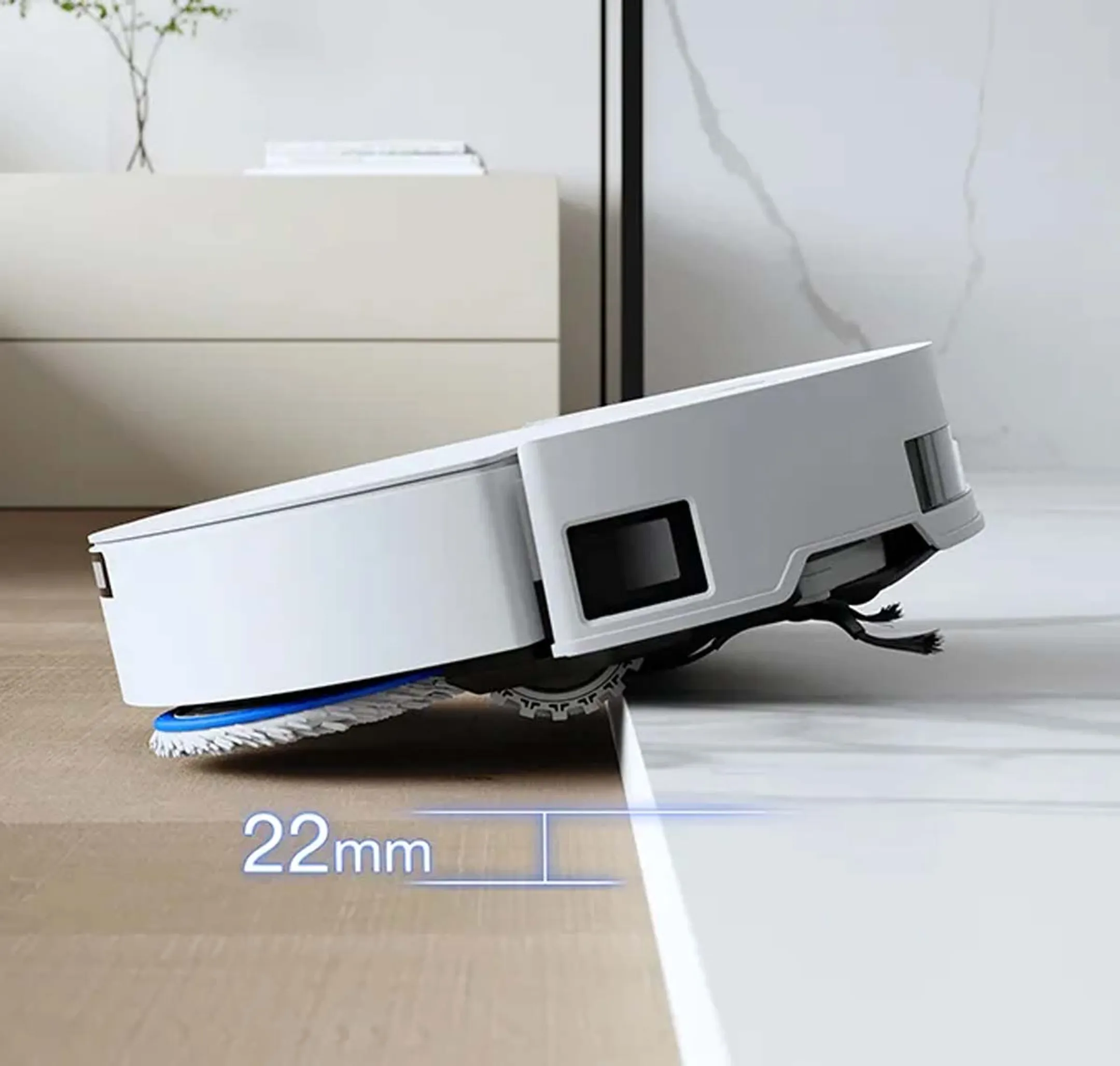 Ecovacs Aspirateur robot 2en1 T50 MAX PRO OMNI Blanc image