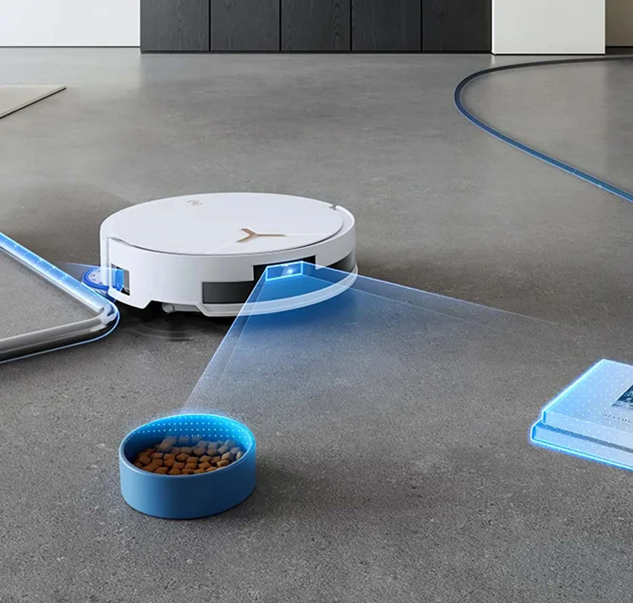 Ecovacs Aspirateur robot 2en1 T50 MAX PRO OMNI Blanc image