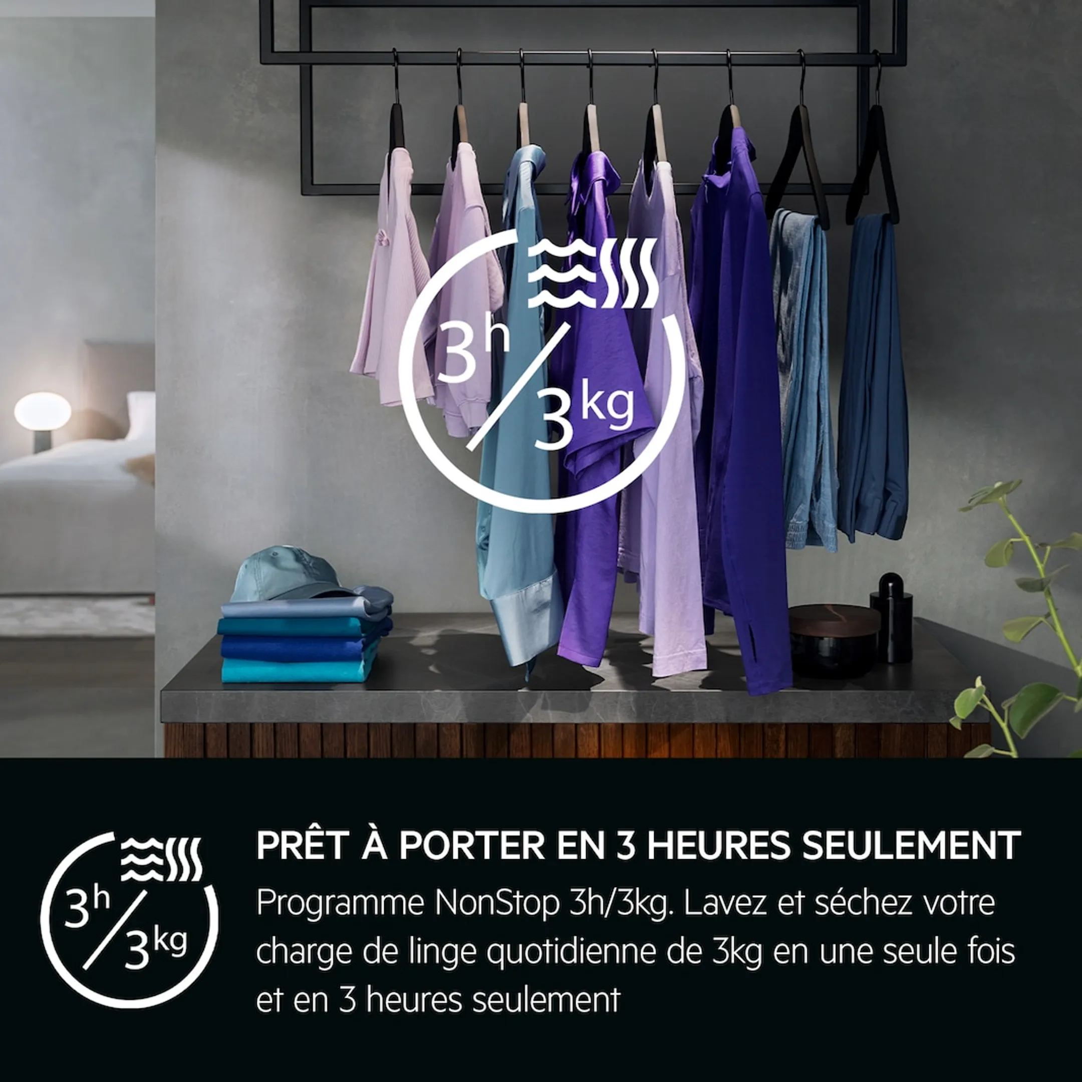 AEG Lave-linge séchant LWR97C068 image