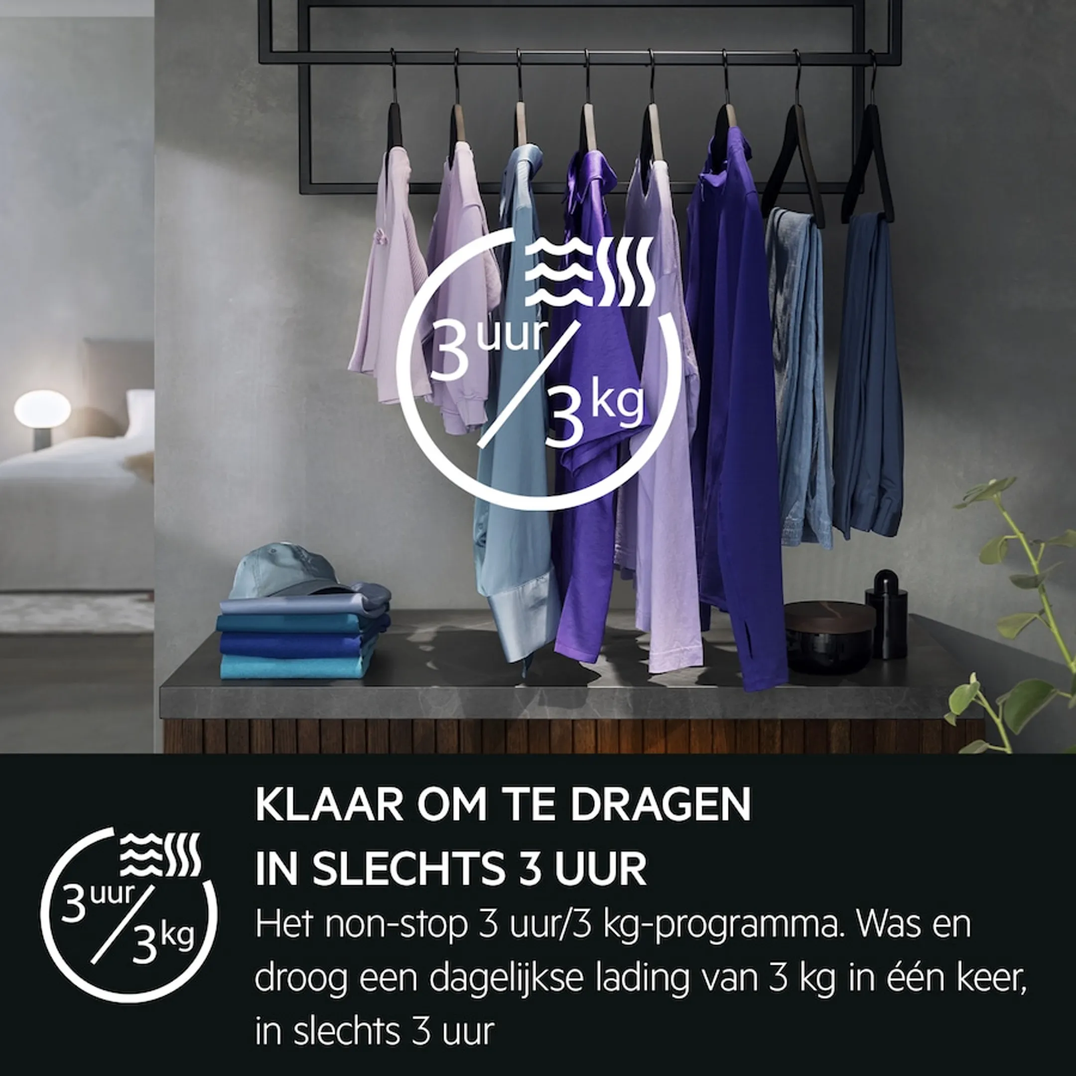 AEG Was-droogcombinatie LWR97C068 image
