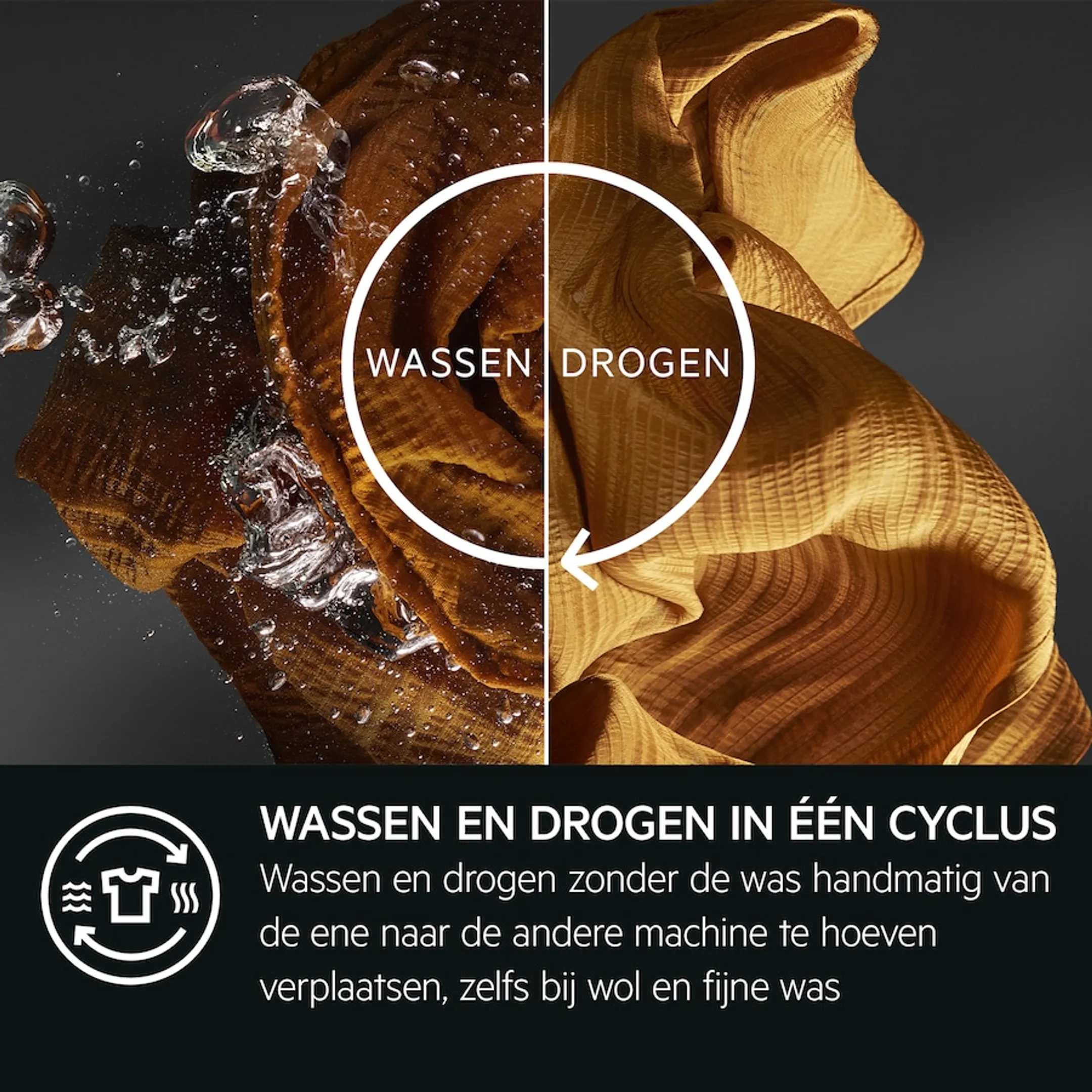 AEG Was-droogcombinatie LWR97C068 image