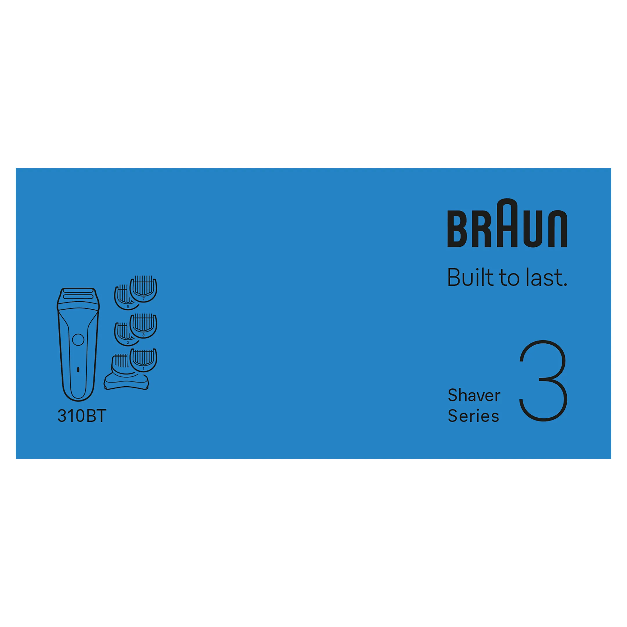 Braun Elektrisch scheerapparaat Series 3 310BT image
