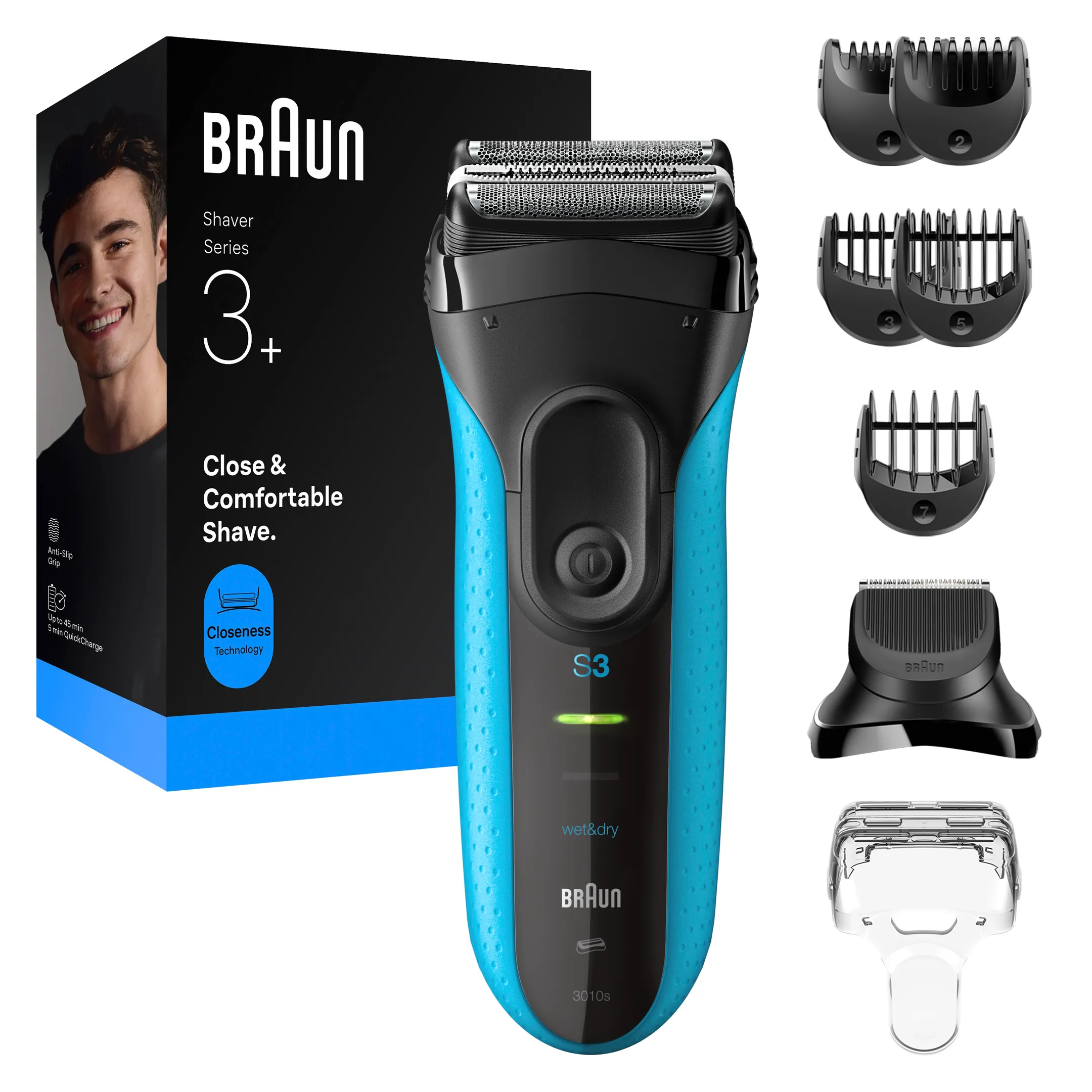 Braun Elektrisch scheerapparaat Series 3 3010BT image