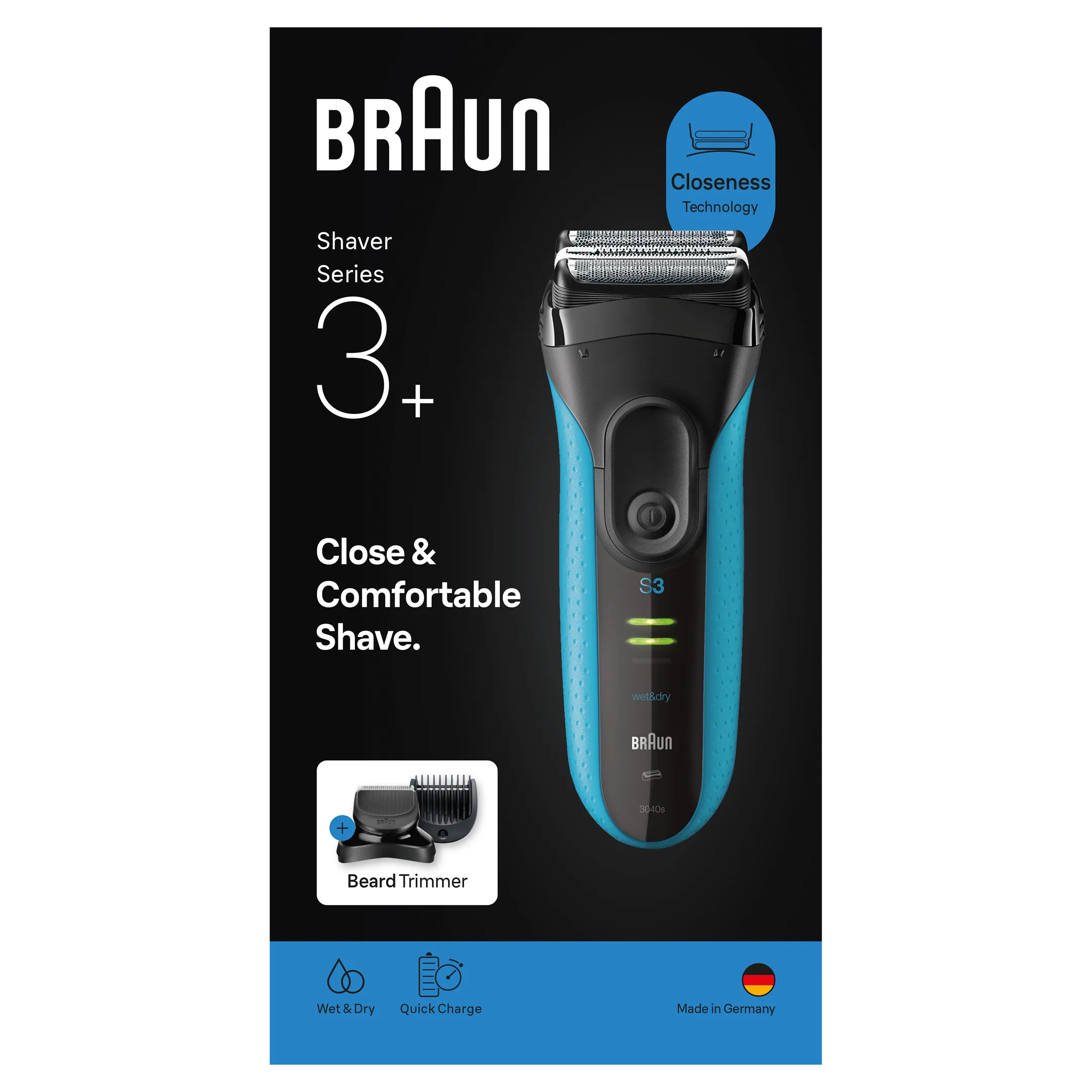 Braun Elektrisch scheerapparaat Series 3 3010BT image