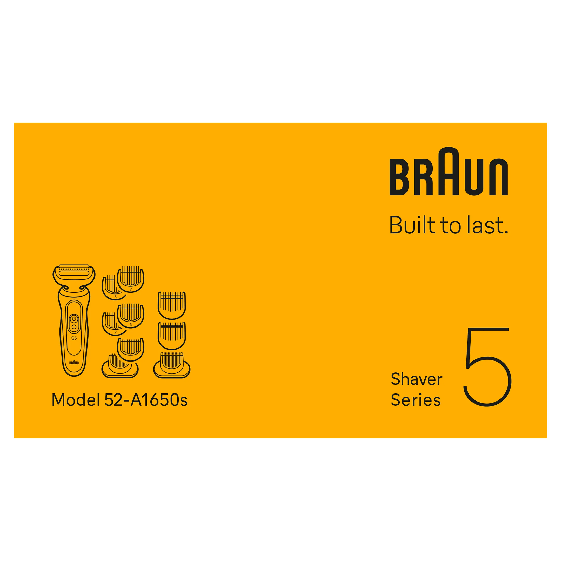 Braun Elektrisch scheerapparaat Series 5 52-A1650s image