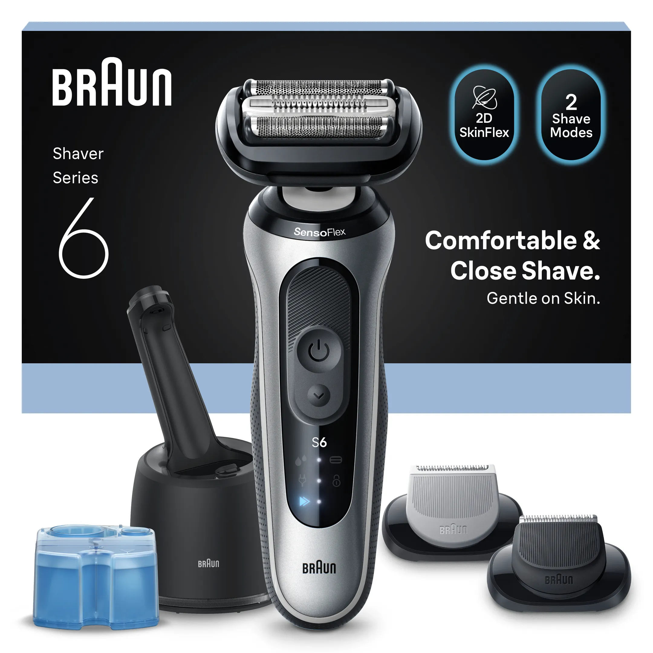 Braun Elektrisch scheerapparaat Series 6 62-S7650cc image