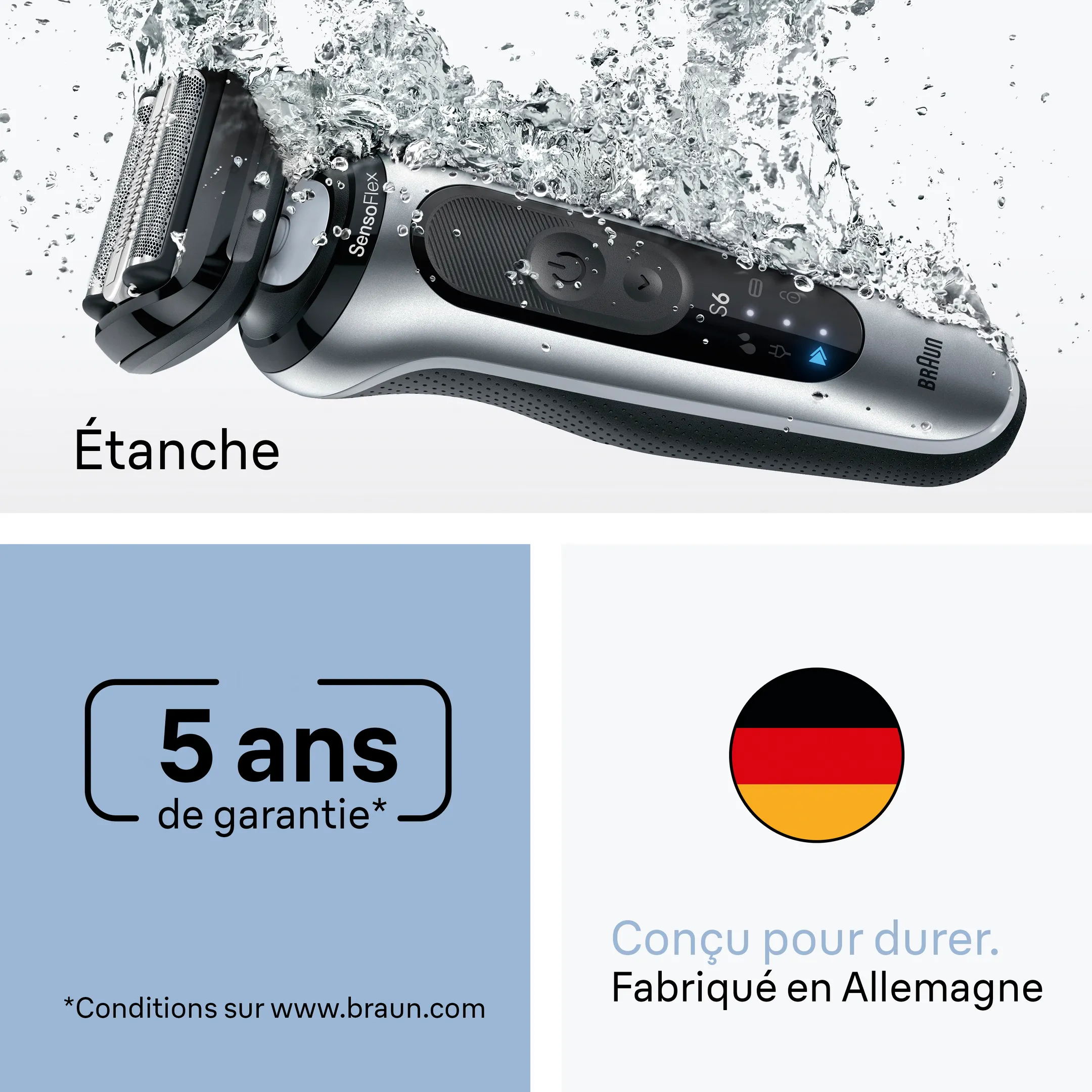 Braun Rasoir électrique Series 6 62-S7650cc image