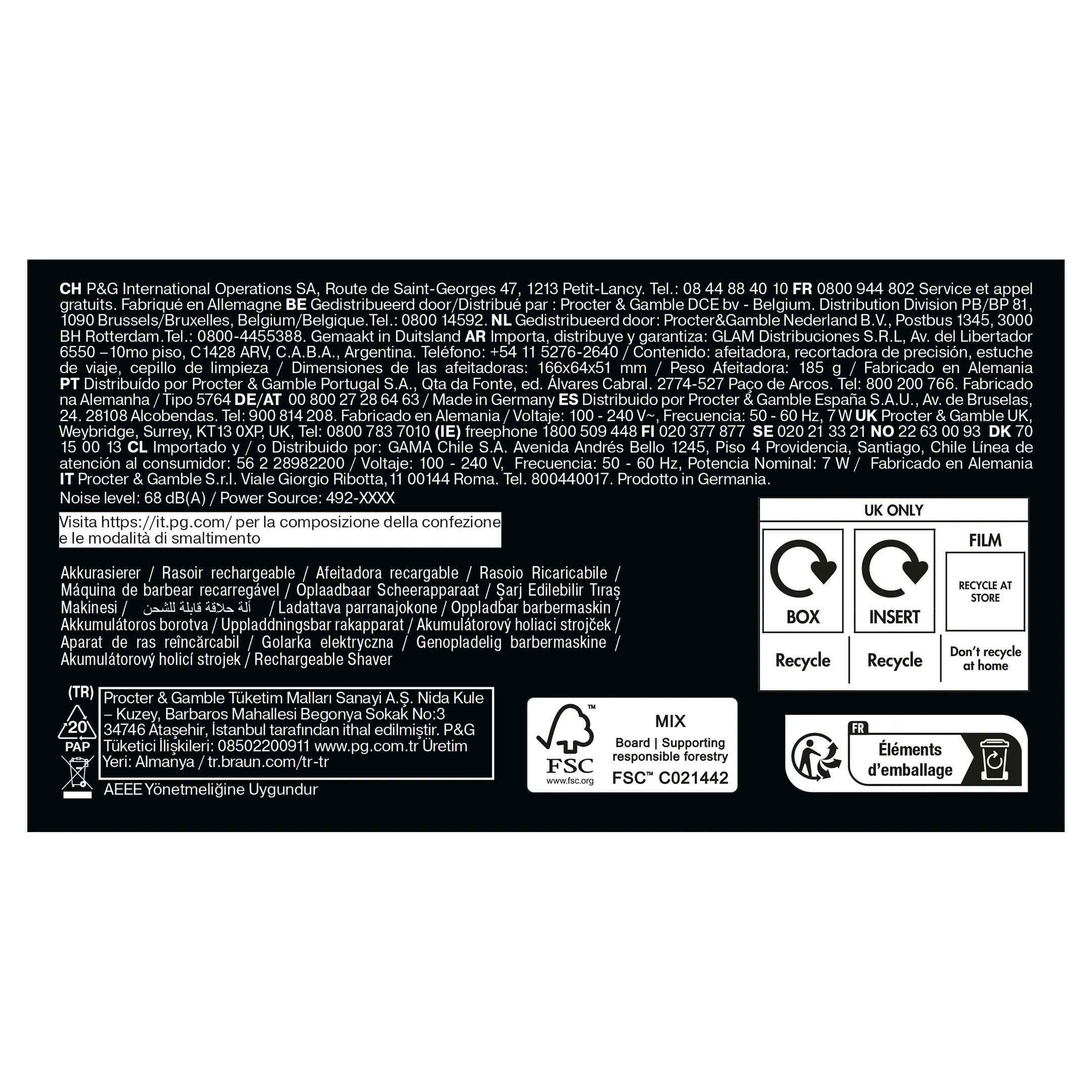 Braun Elektrisch scheerapparaat Series 7 72-C1200s image