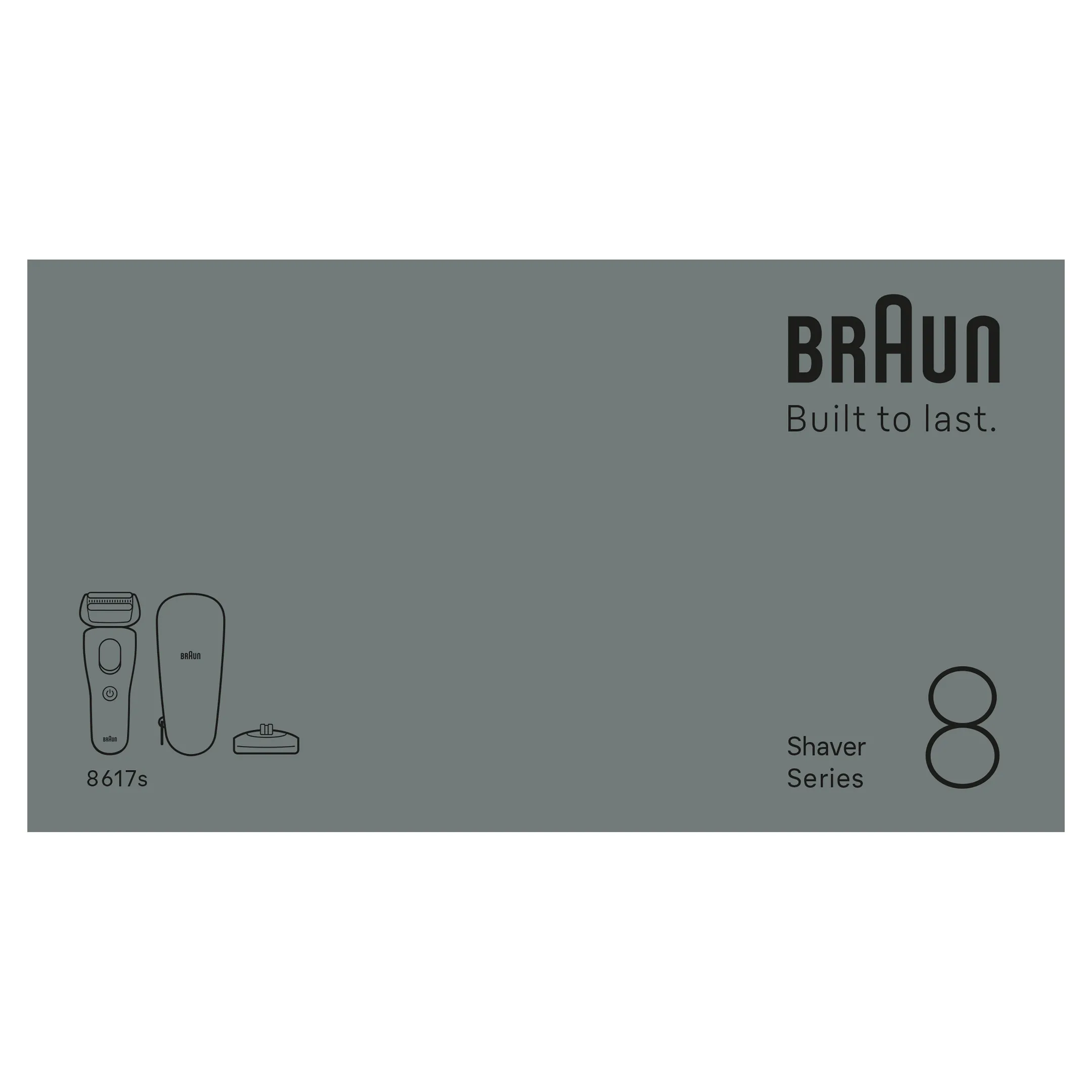 Braun Elektrisch scheerapparaat Series 8 8617s image