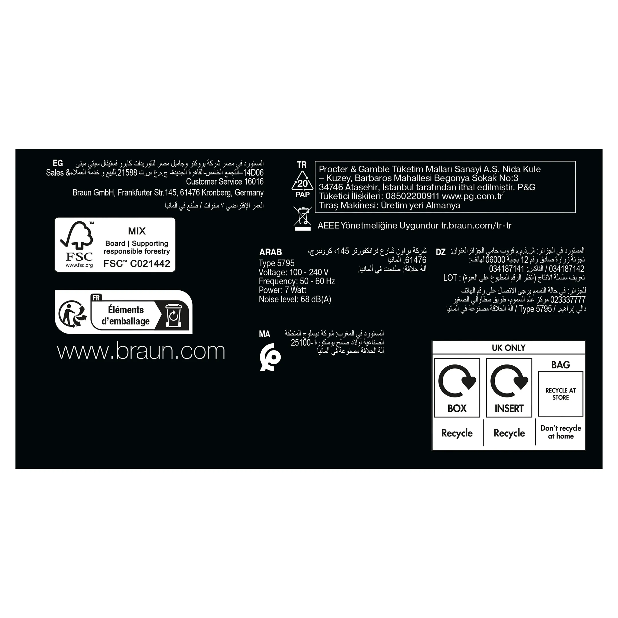 Braun Elektrisch scheerapparaat Series 8 8617s image