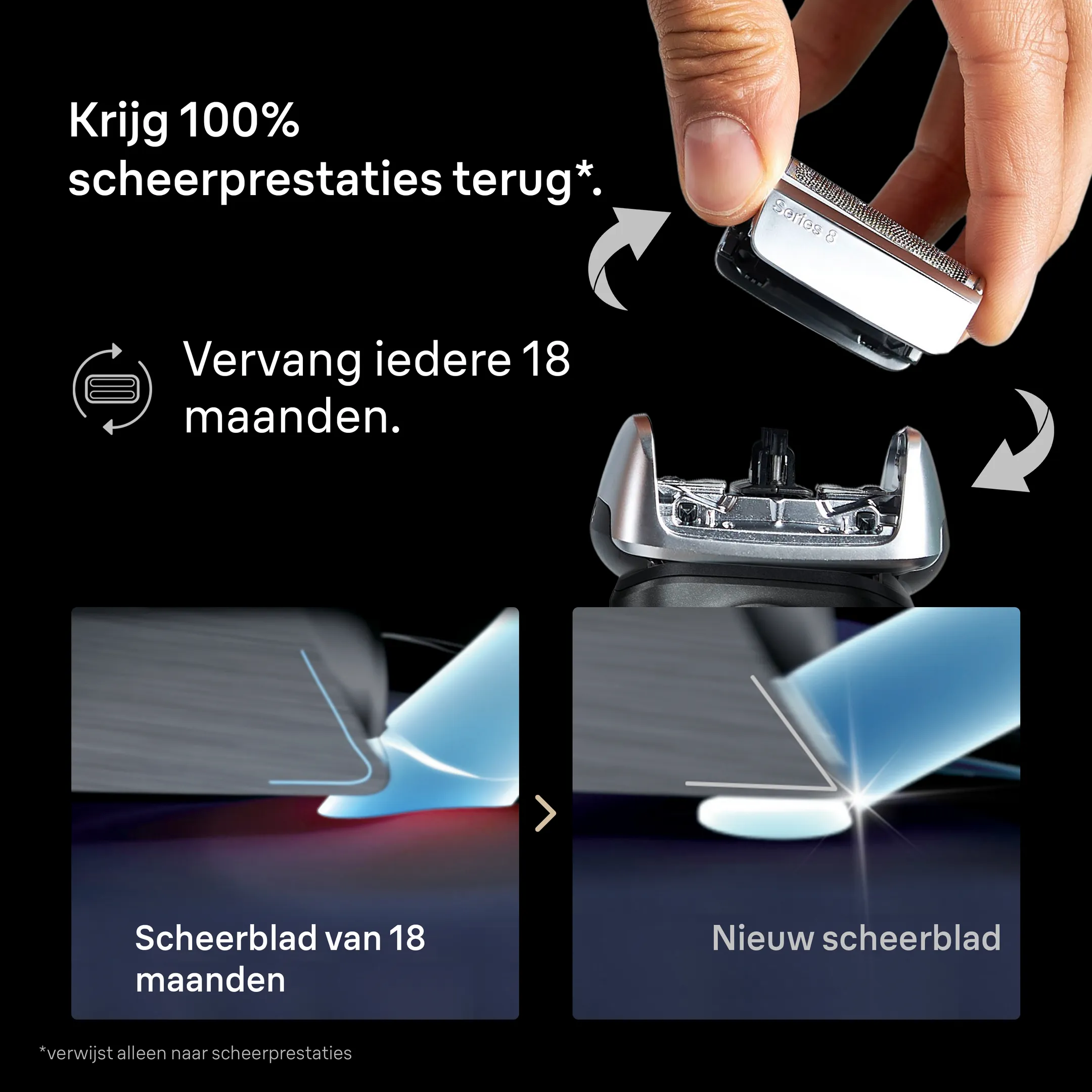 Braun Scheerblad voor Series 8 83M image