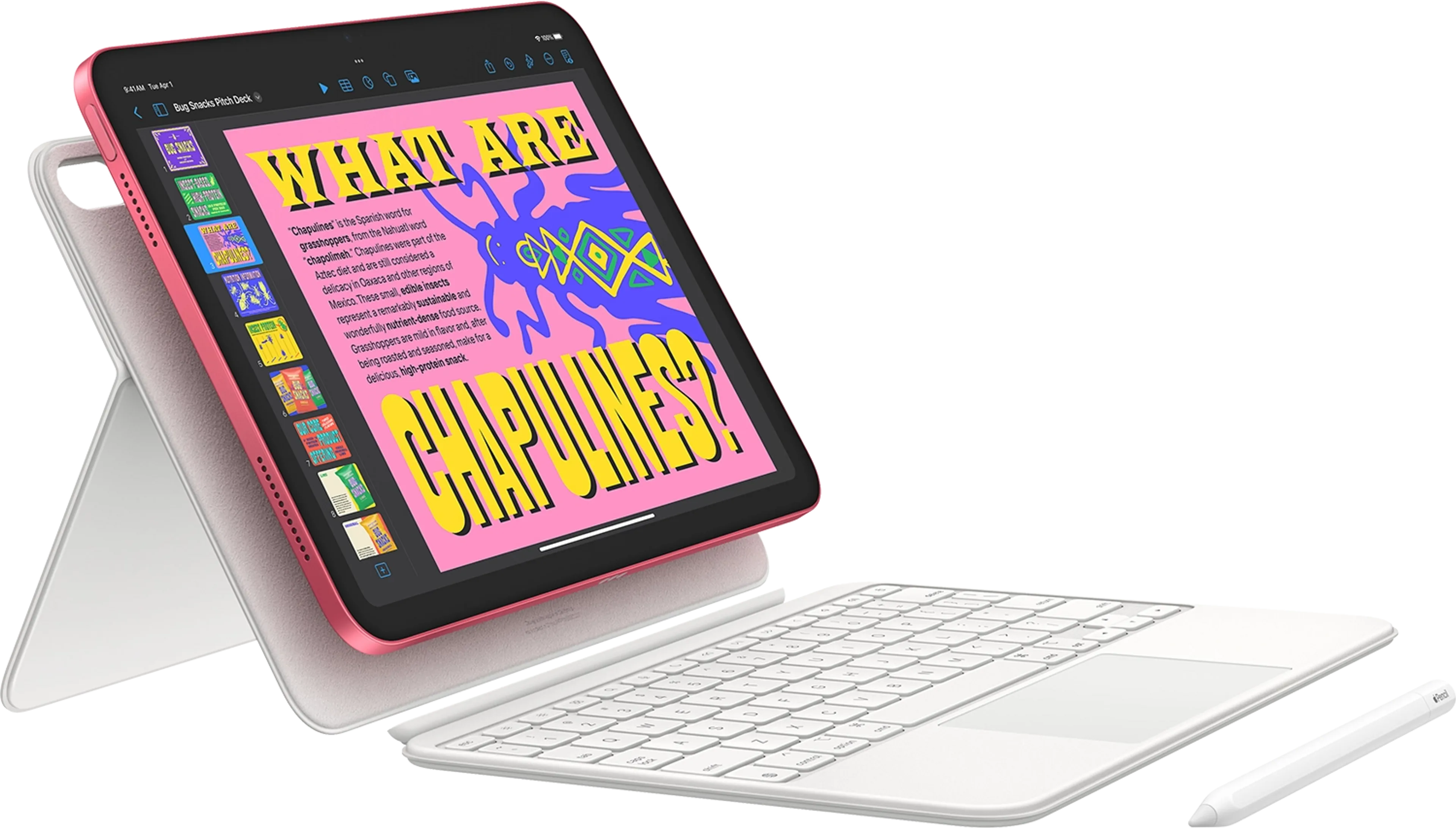 Apple iPad (2025) Wifi 128GB Blauw + Pencil (USB-C) image